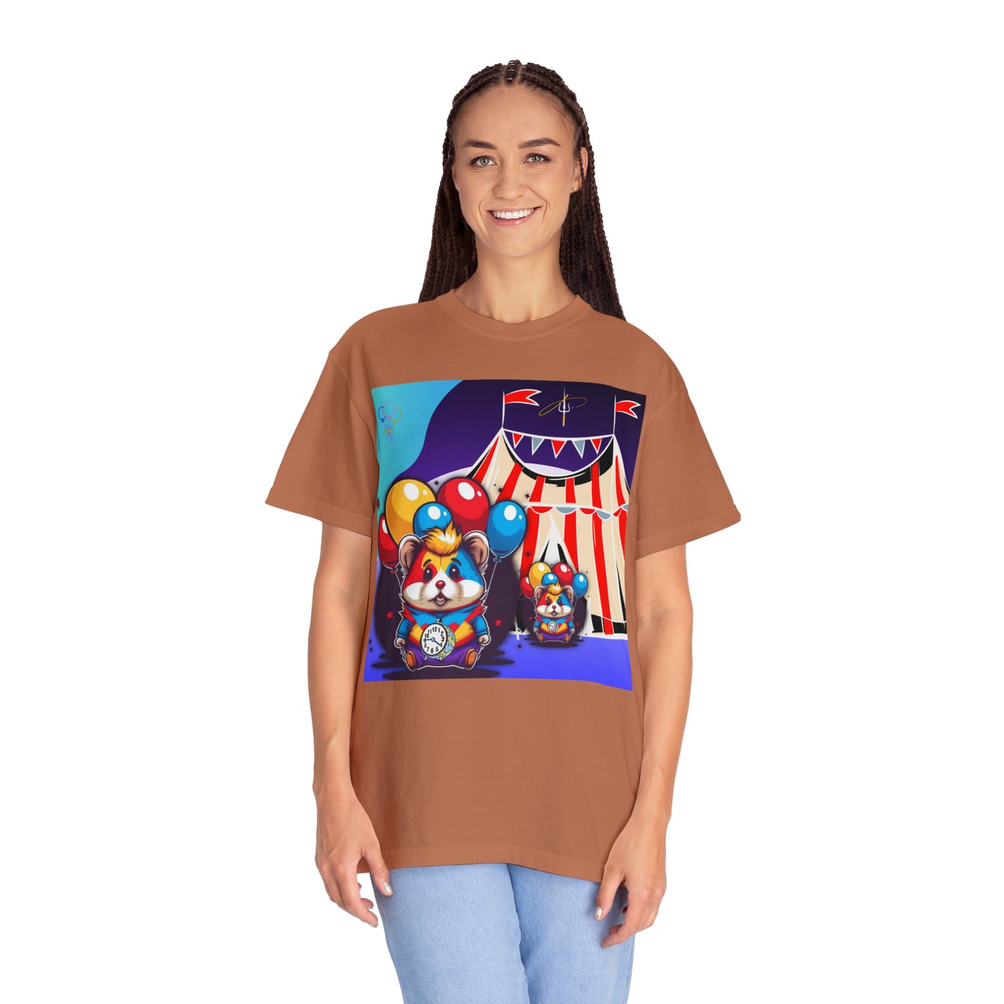Unisex Garment-Dyed T-shirt TINY TIME BALLOON BEARS