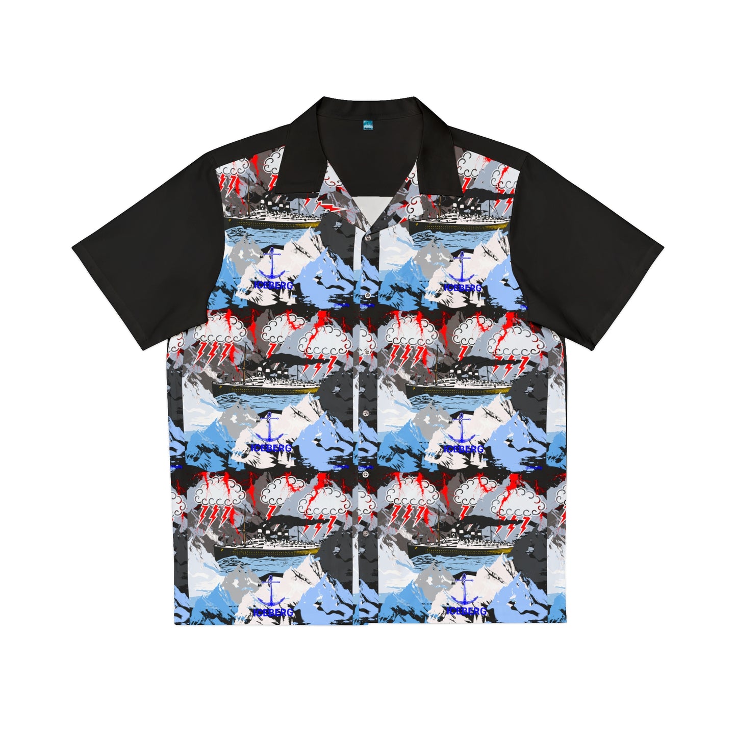 Men's Hawaiian Shirt (AOP) Iceberg Edition