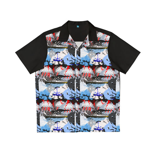 Men's Hawaiian Shirt (AOP) Iceberg Edition