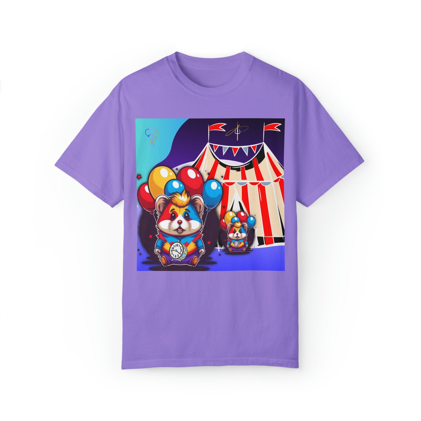 Unisex Garment-Dyed T-shirt TINY TIME BALLOON BEARS