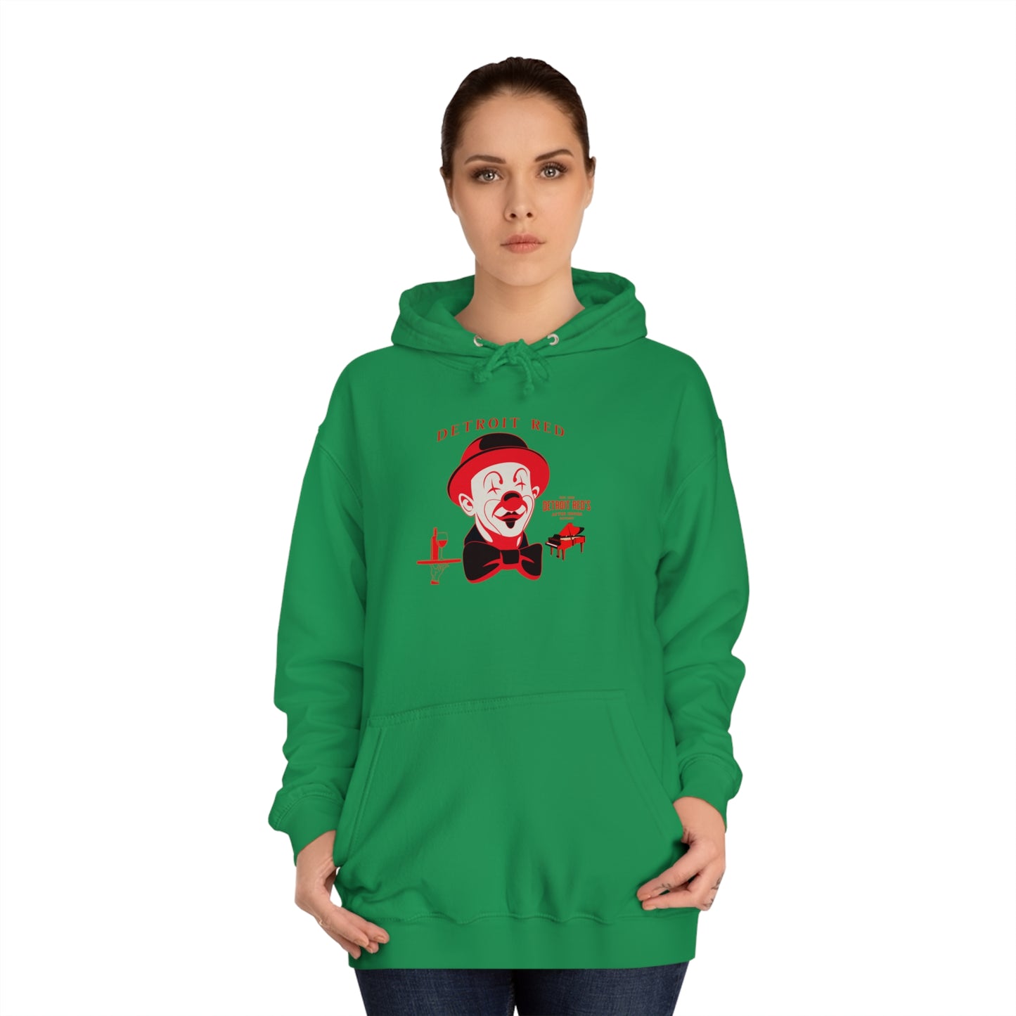 Unisex College Hoodie DETROIT RED
