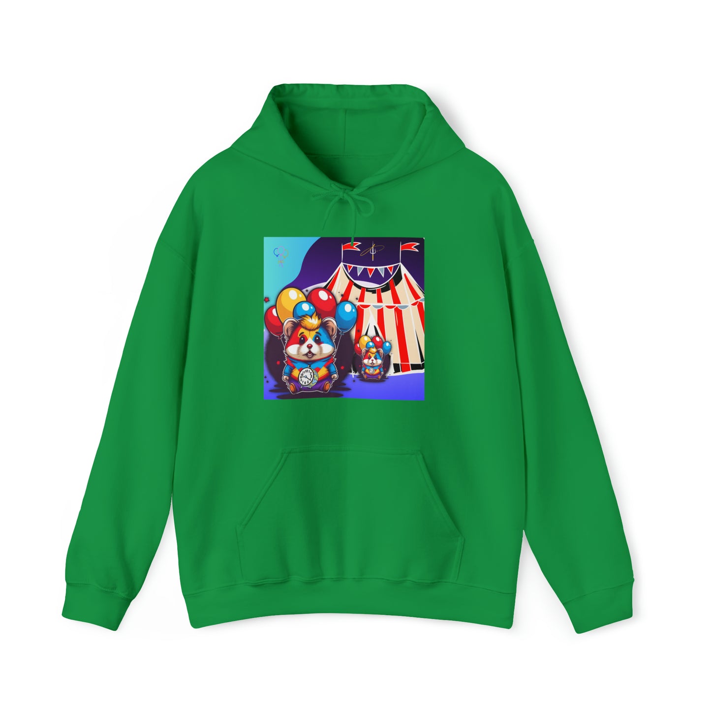 Unisex Heavy Blend™ Hooded Sweatshirt TINY TIME BALLOON BEAR