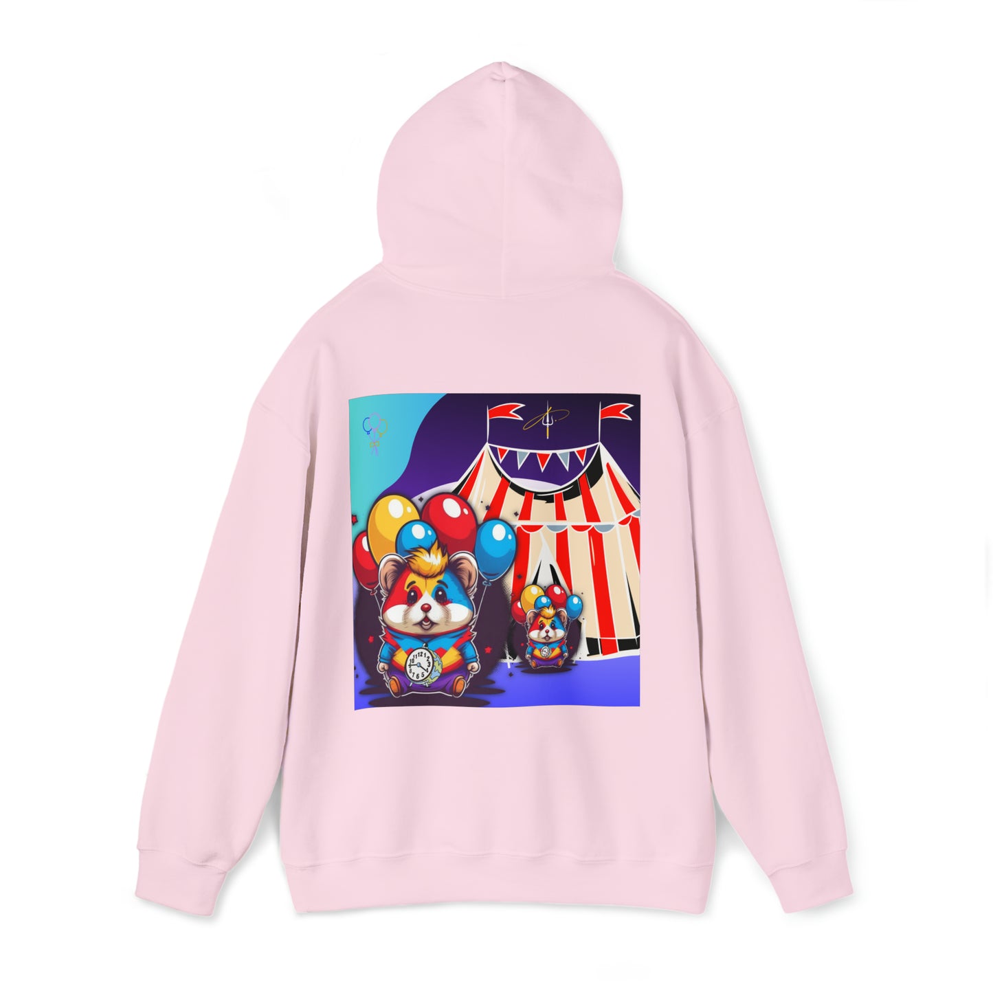 Unisex Heavy Blend™ Hooded Sweatshirt TINY TIME BALLOON BEAR