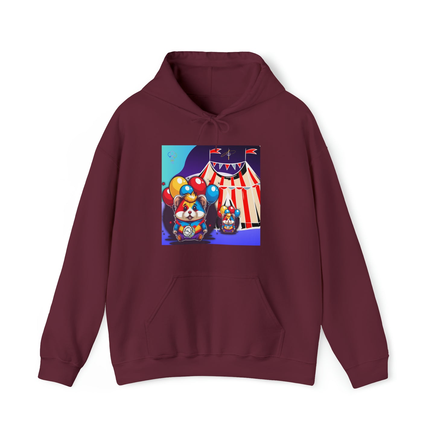 Unisex Heavy Blend™ Hooded Sweatshirt TINY TIME BALLOON BEAR