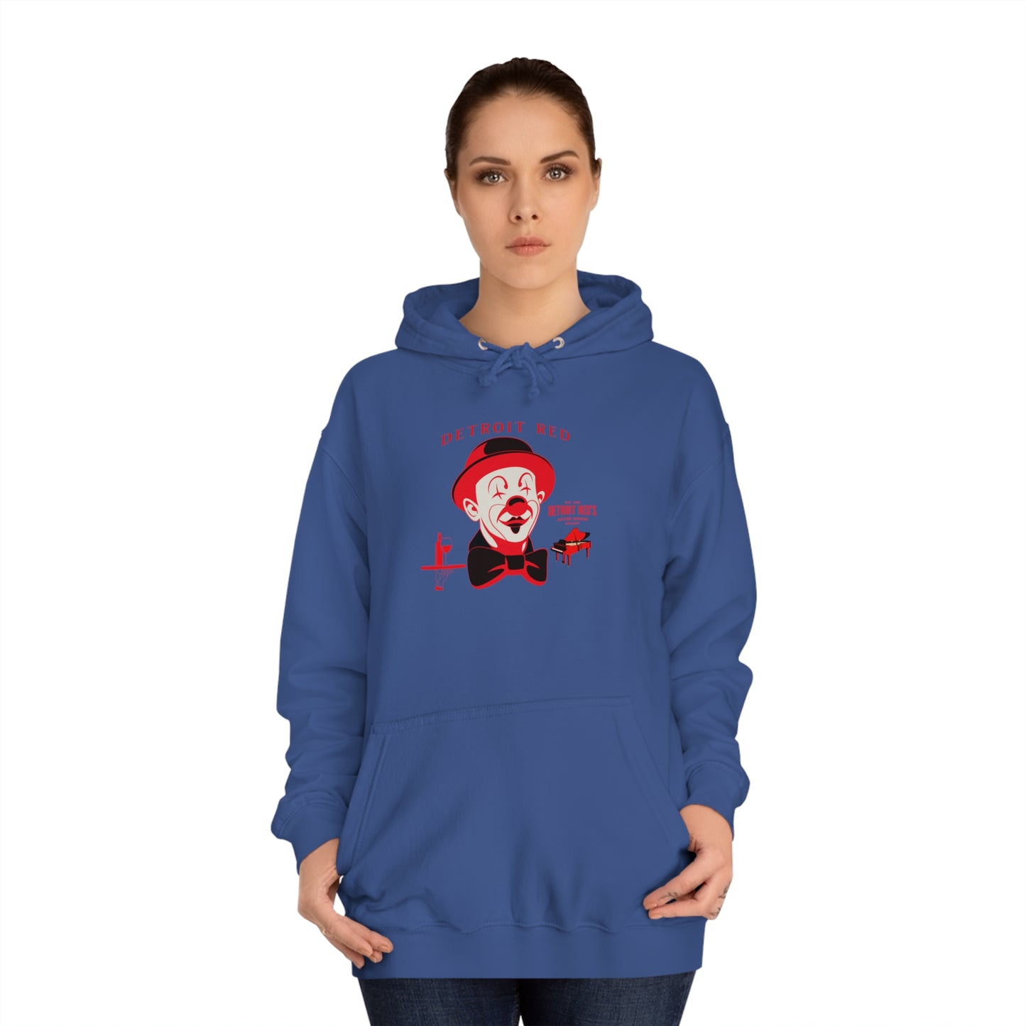 Unisex College Hoodie DETROIT RED