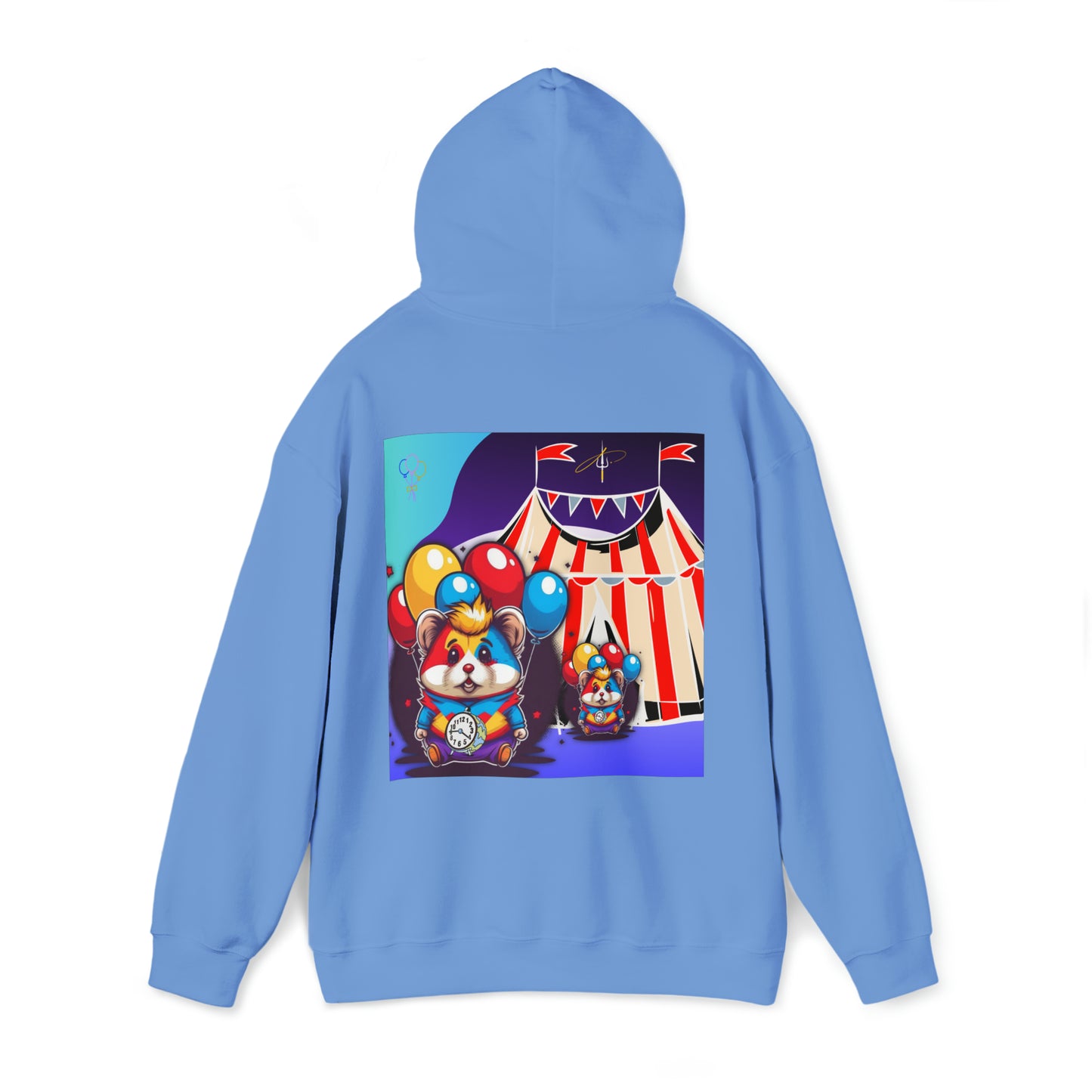 Unisex Heavy Blend™ Hooded Sweatshirt TINY TIME BALLOON BEAR