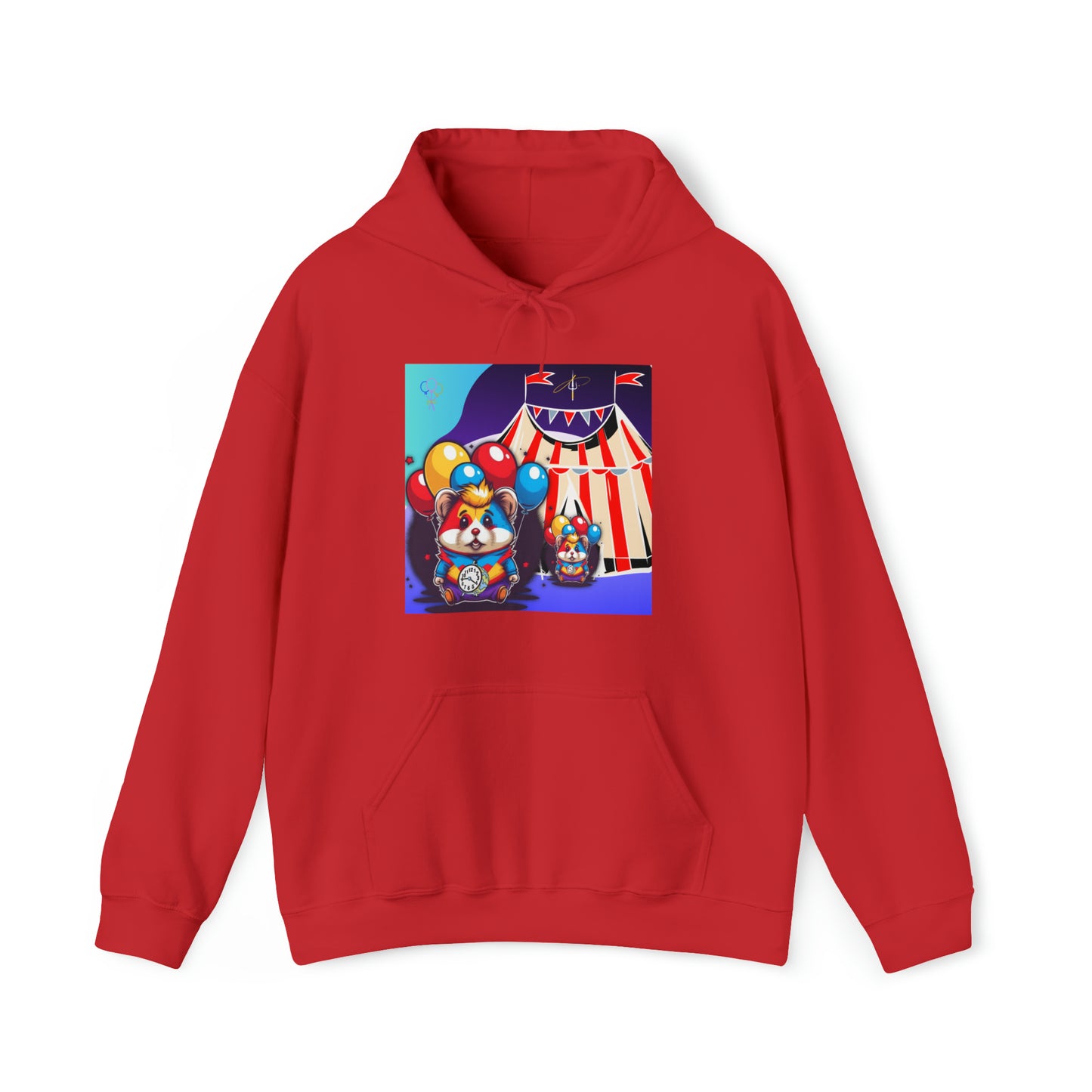 Unisex Heavy Blend™ Hooded Sweatshirt TINY TIME BALLOON BEAR