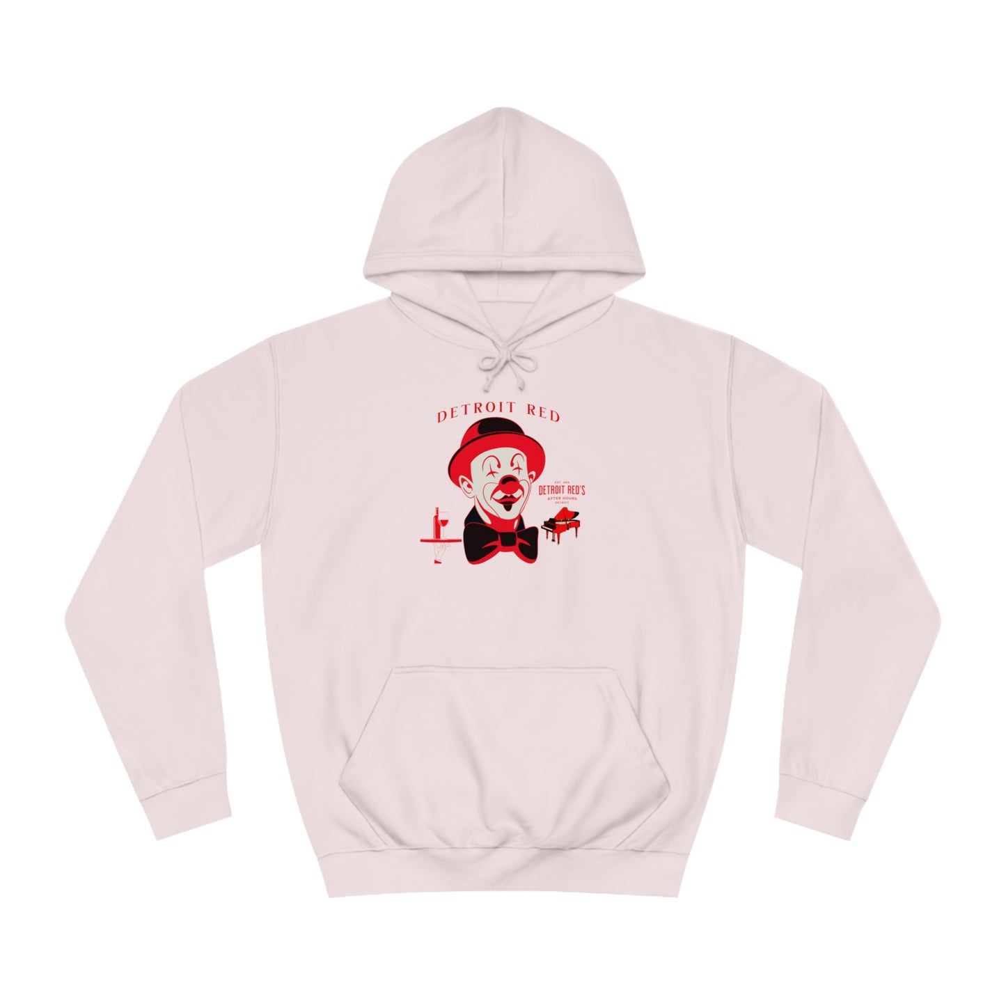 Unisex College Hoodie DETROIT RED