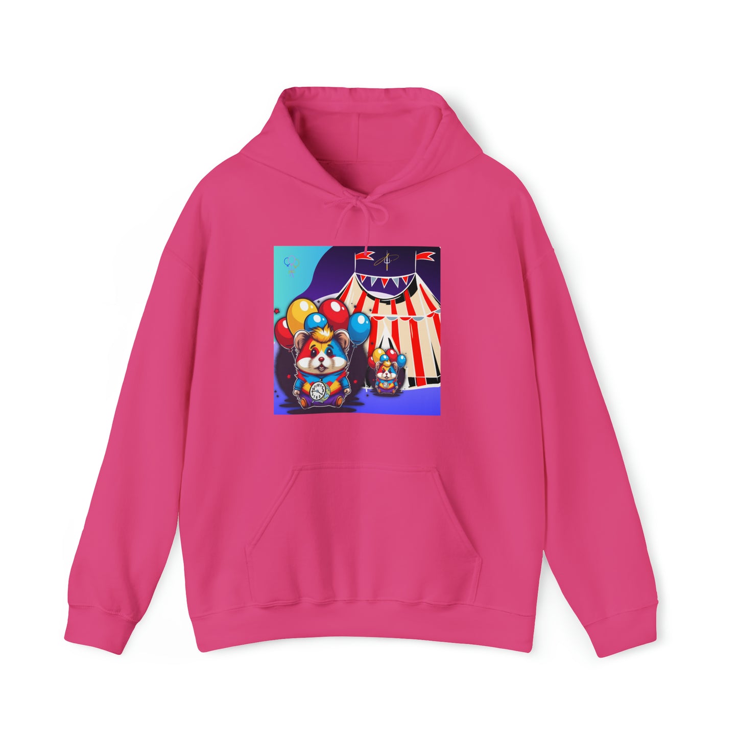 Unisex Heavy Blend™ Hooded Sweatshirt TINY TIME BALLOON BEAR