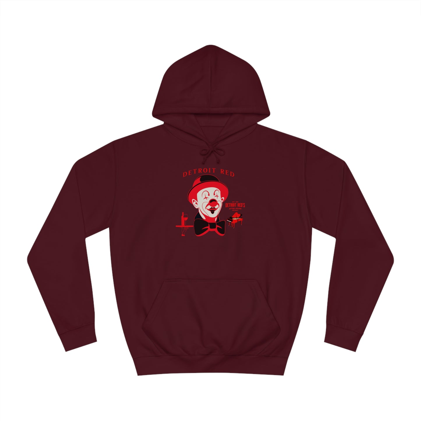 Unisex College Hoodie DETROIT RED