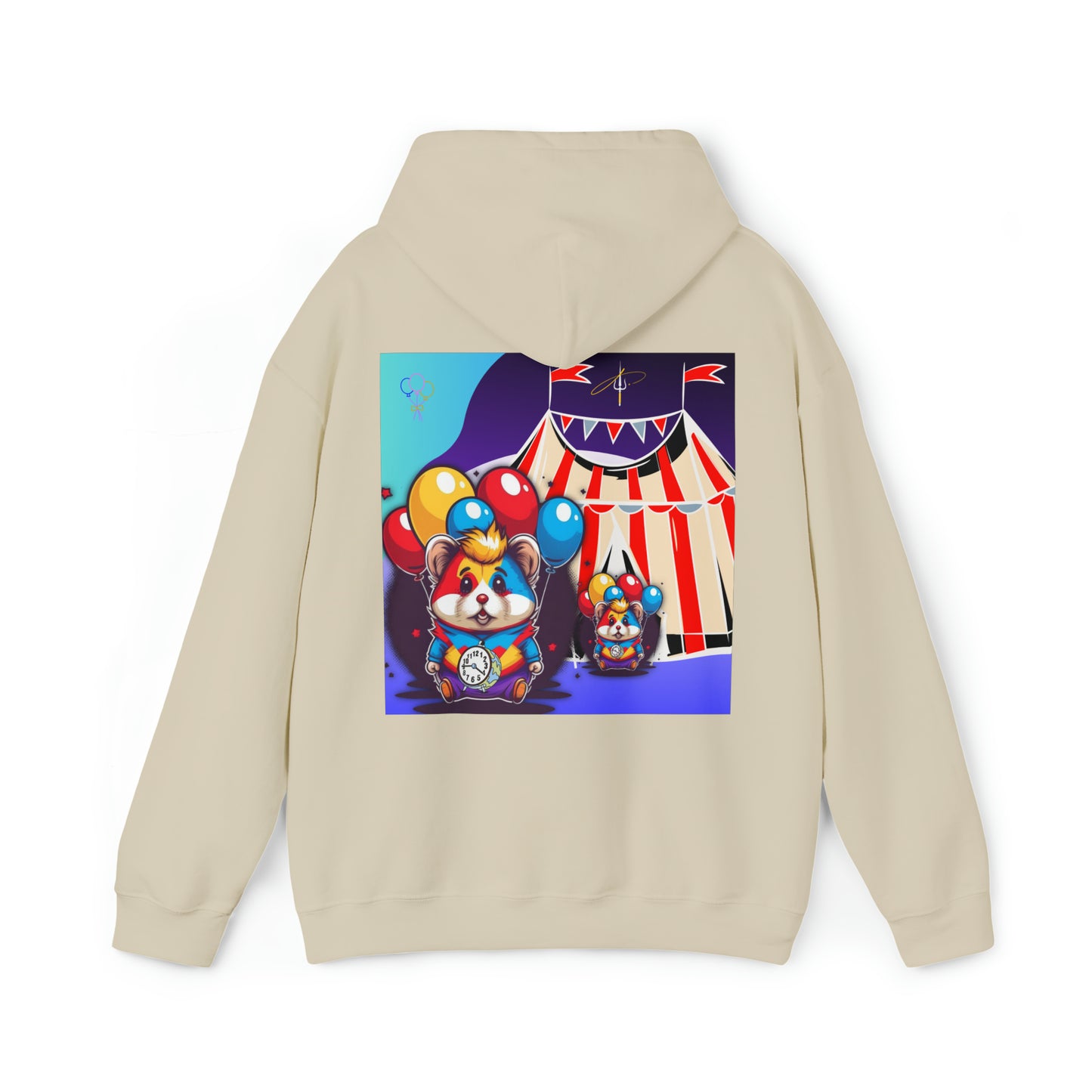 Unisex Heavy Blend™ Hooded Sweatshirt TINY TIME BALLOON BEAR