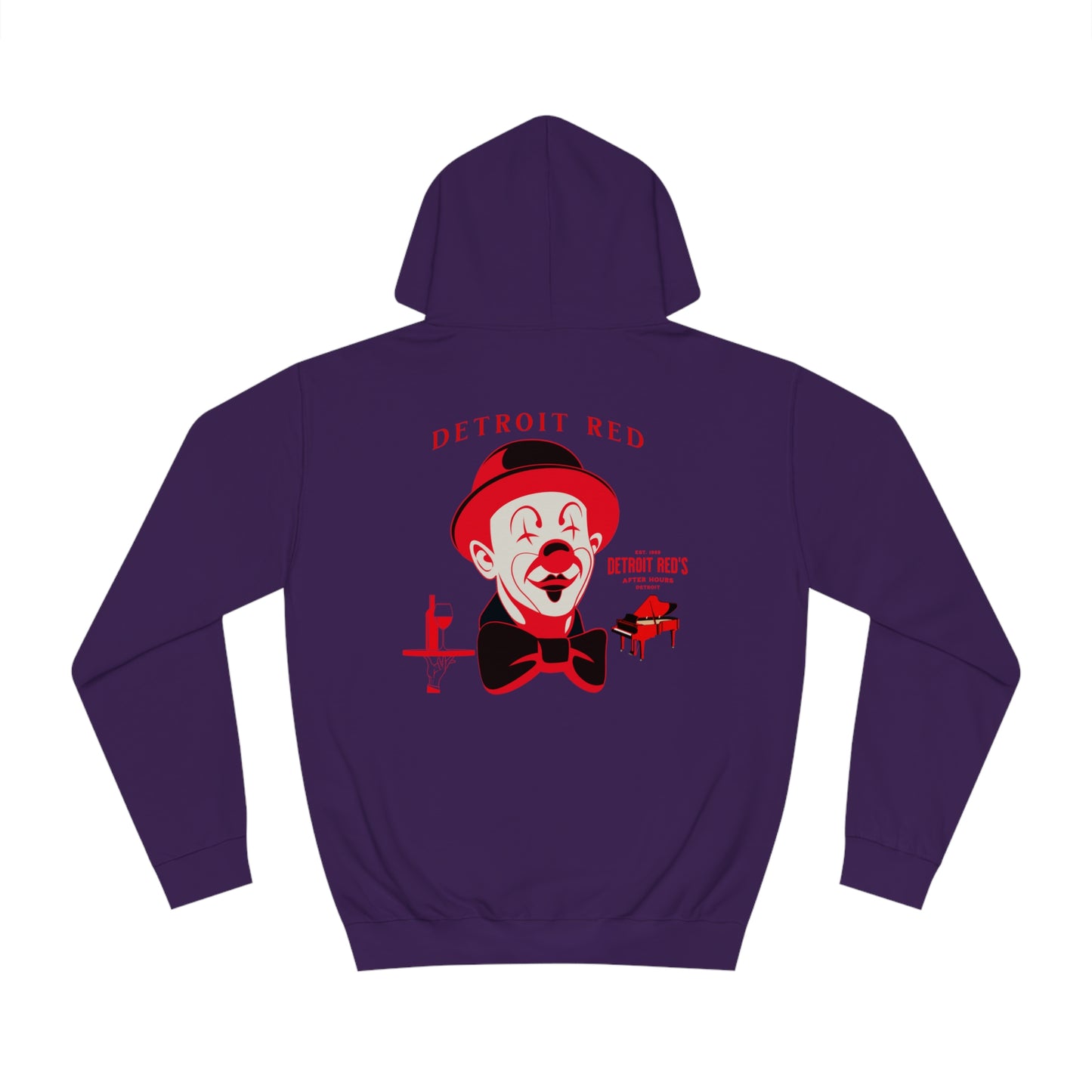 Unisex College Hoodie DETROIT RED
