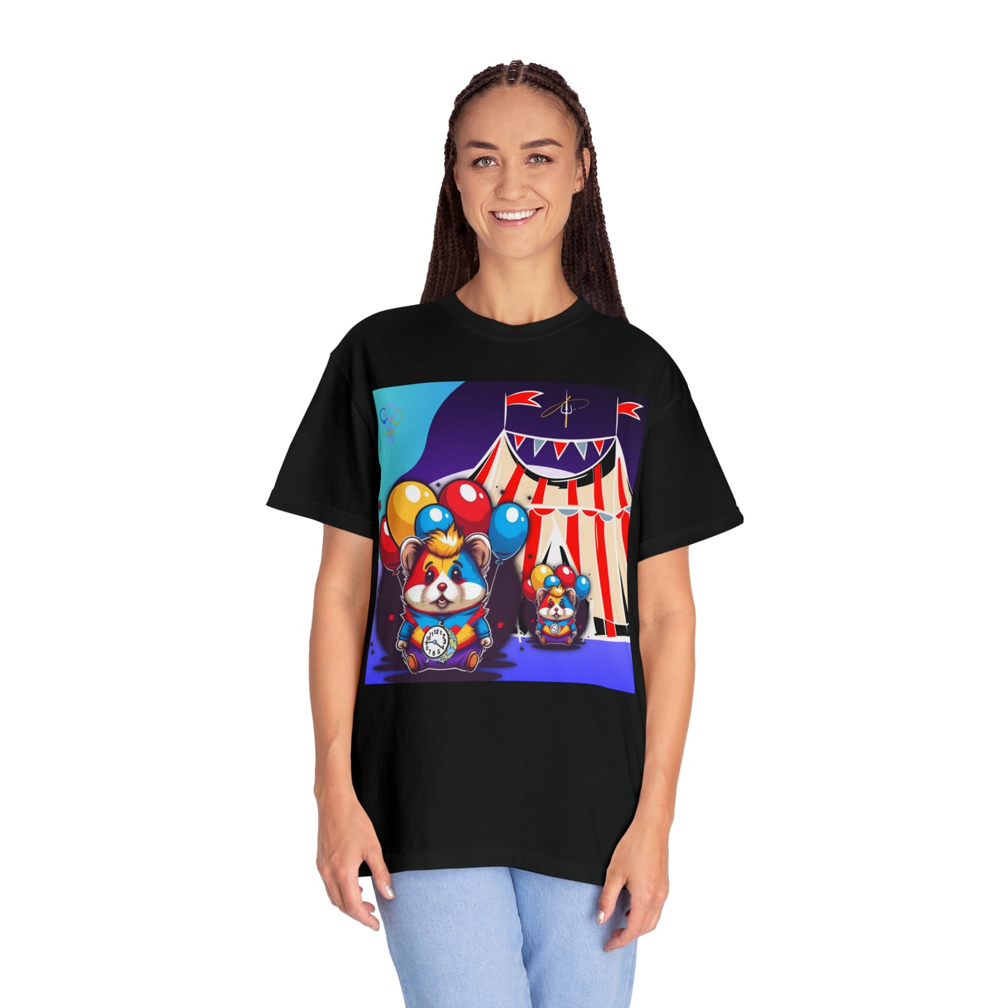 Unisex Garment-Dyed T-shirt TINY TIME BALLOON BEARS