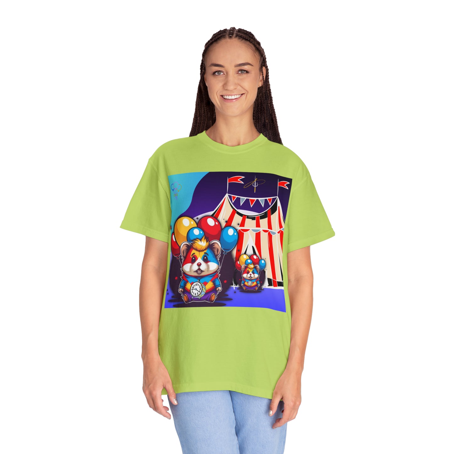 Unisex Garment-Dyed T-shirt TINY TIME BALLOON BEARS