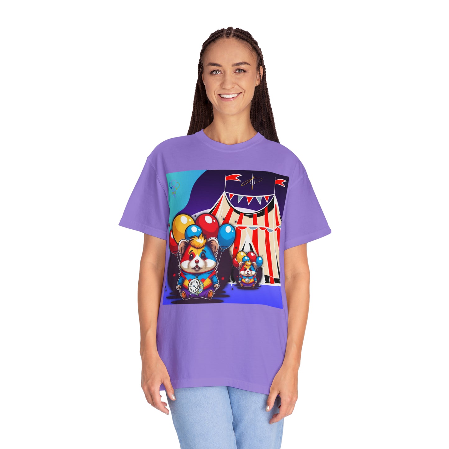 Unisex Garment-Dyed T-shirt TINY TIME BALLOON BEARS