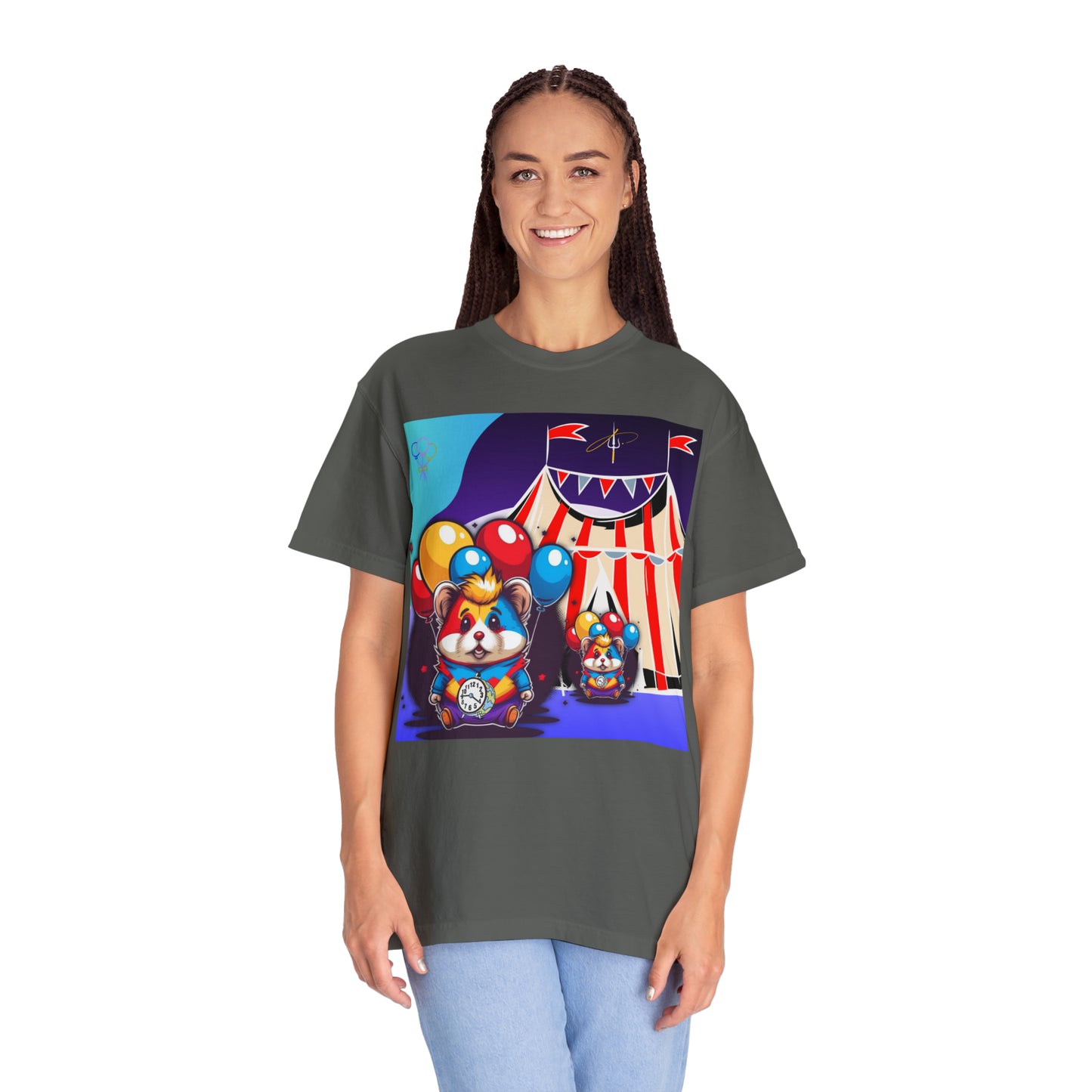 Unisex Garment-Dyed T-shirt TINY TIME BALLOON BEARS