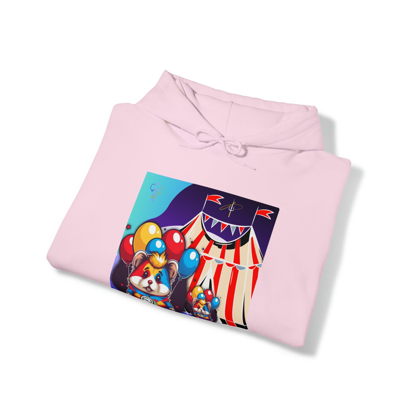 Unisex Heavy Blend™ Hooded Sweatshirt TINY TIME BALLOON BEAR