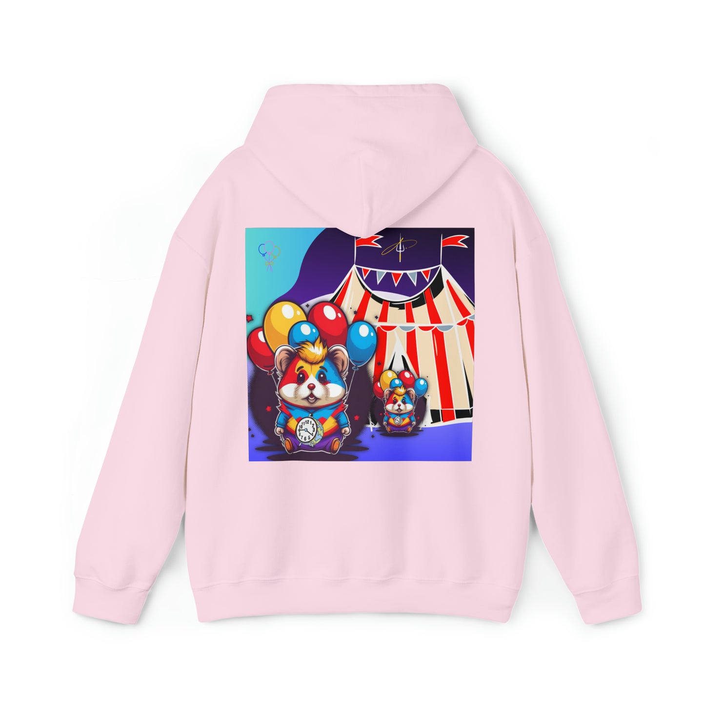 Unisex Heavy Blend™ Hooded Sweatshirt TINY TIME BALLOON BEAR