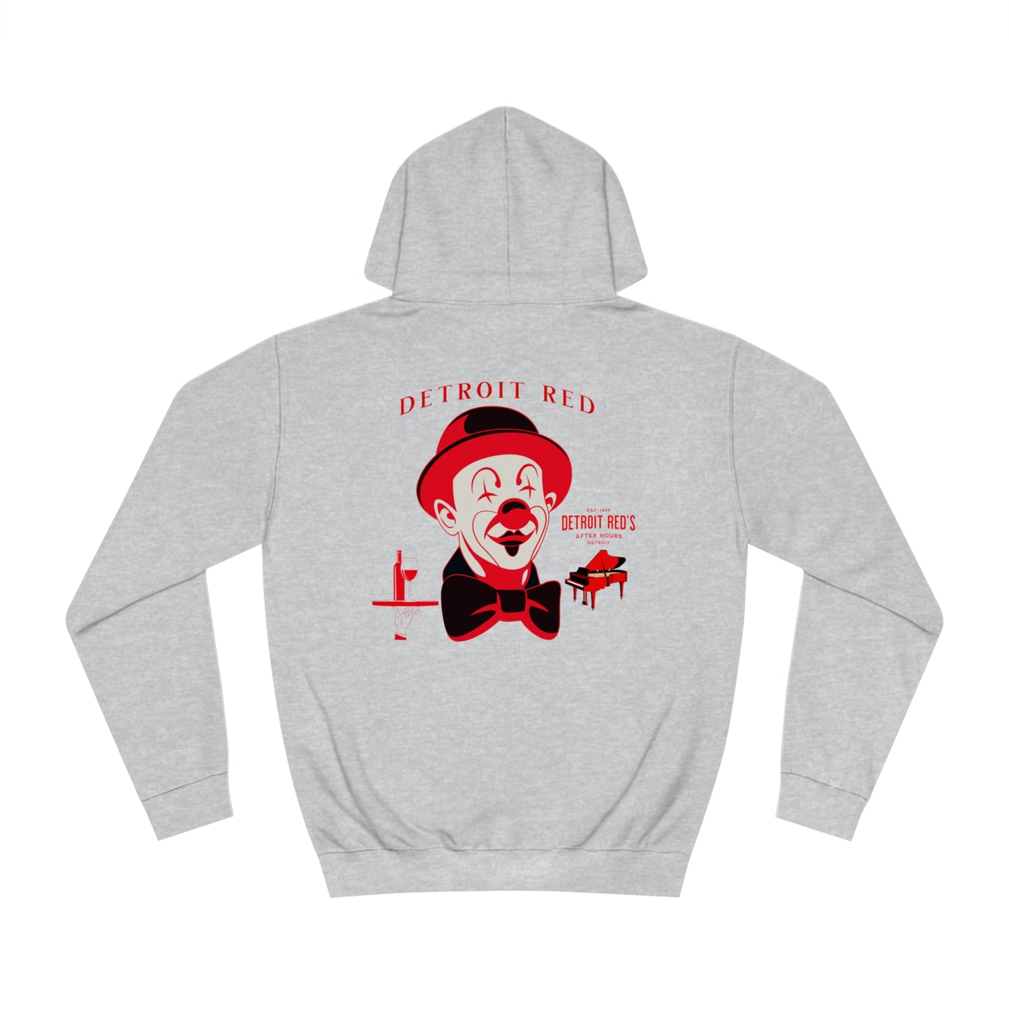 Unisex College Hoodie DETROIT RED