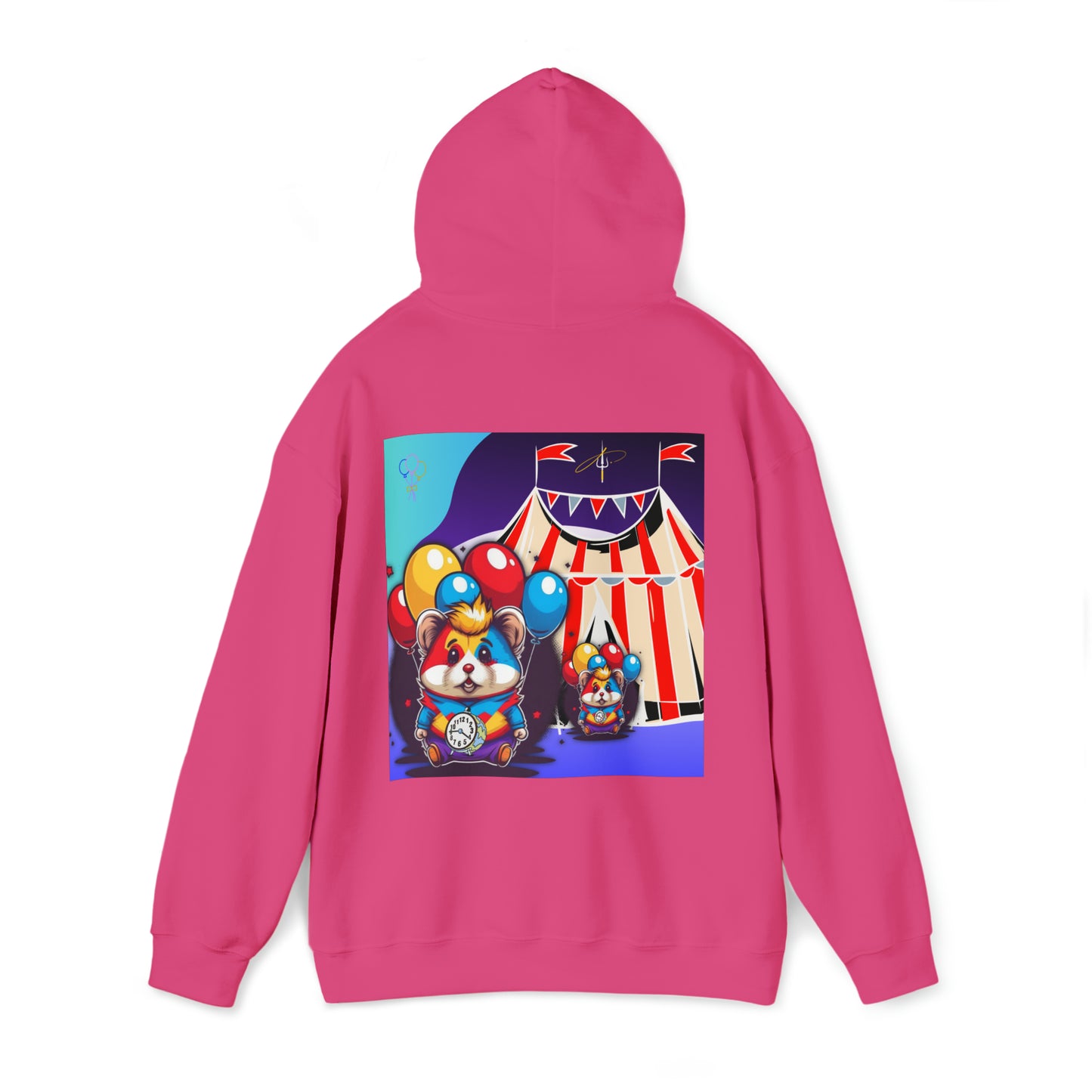 Unisex Heavy Blend™ Hooded Sweatshirt TINY TIME BALLOON BEAR