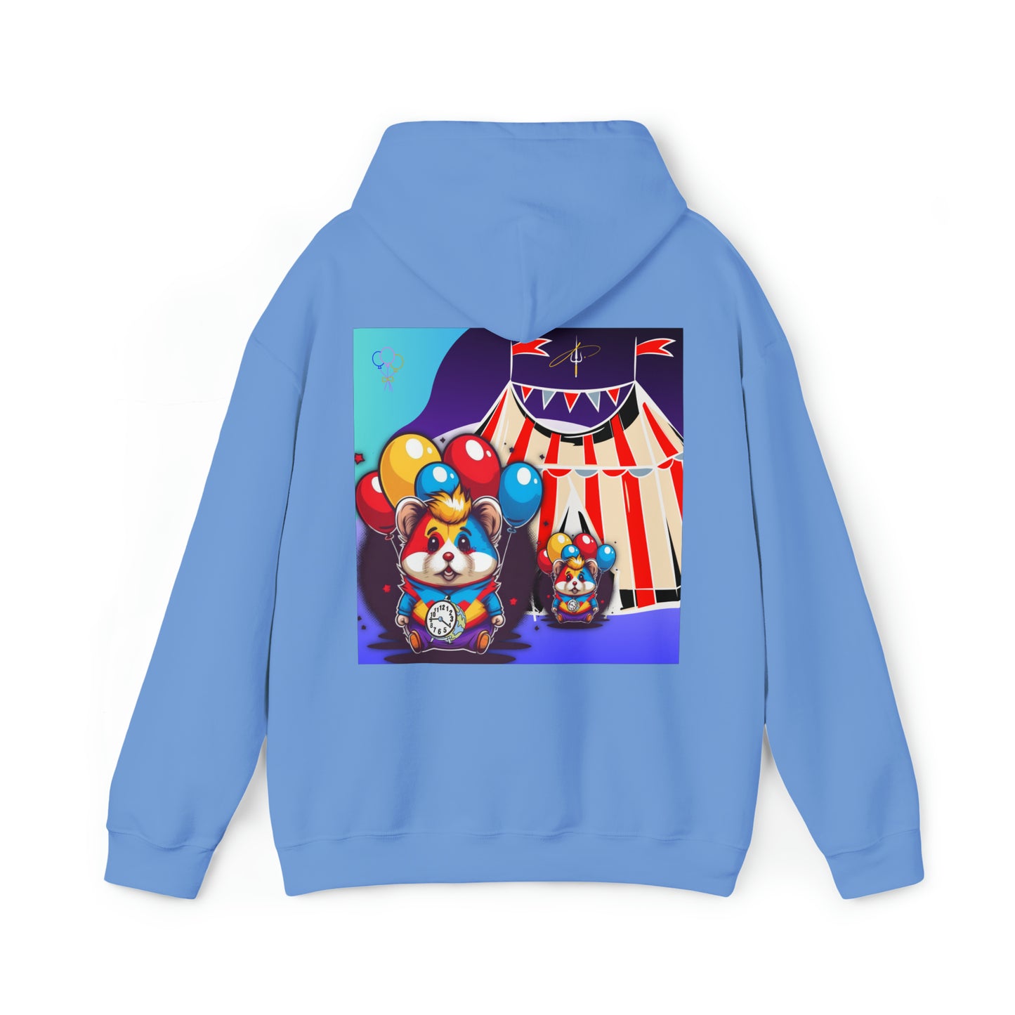 Unisex Heavy Blend™ Hooded Sweatshirt TINY TIME BALLOON BEAR
