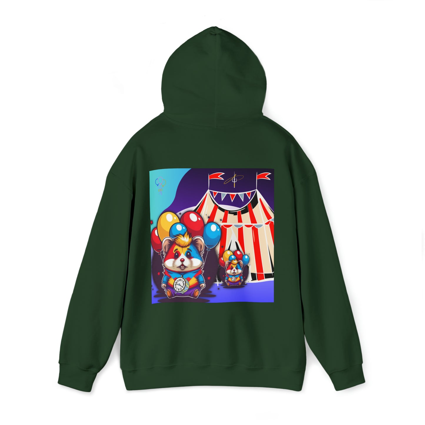 Unisex Heavy Blend™ Hooded Sweatshirt TINY TIME BALLOON BEAR