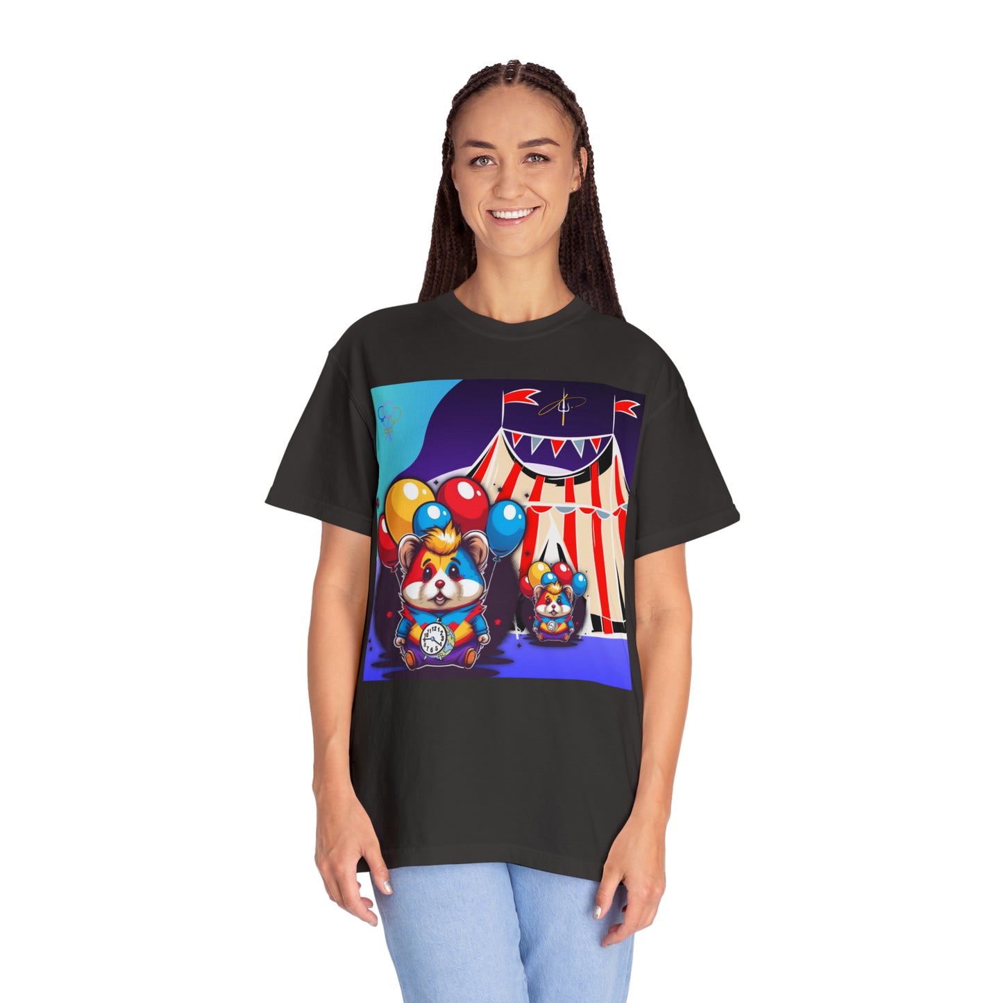 Unisex Garment-Dyed T-shirt TINY TIME BALLOON BEARS