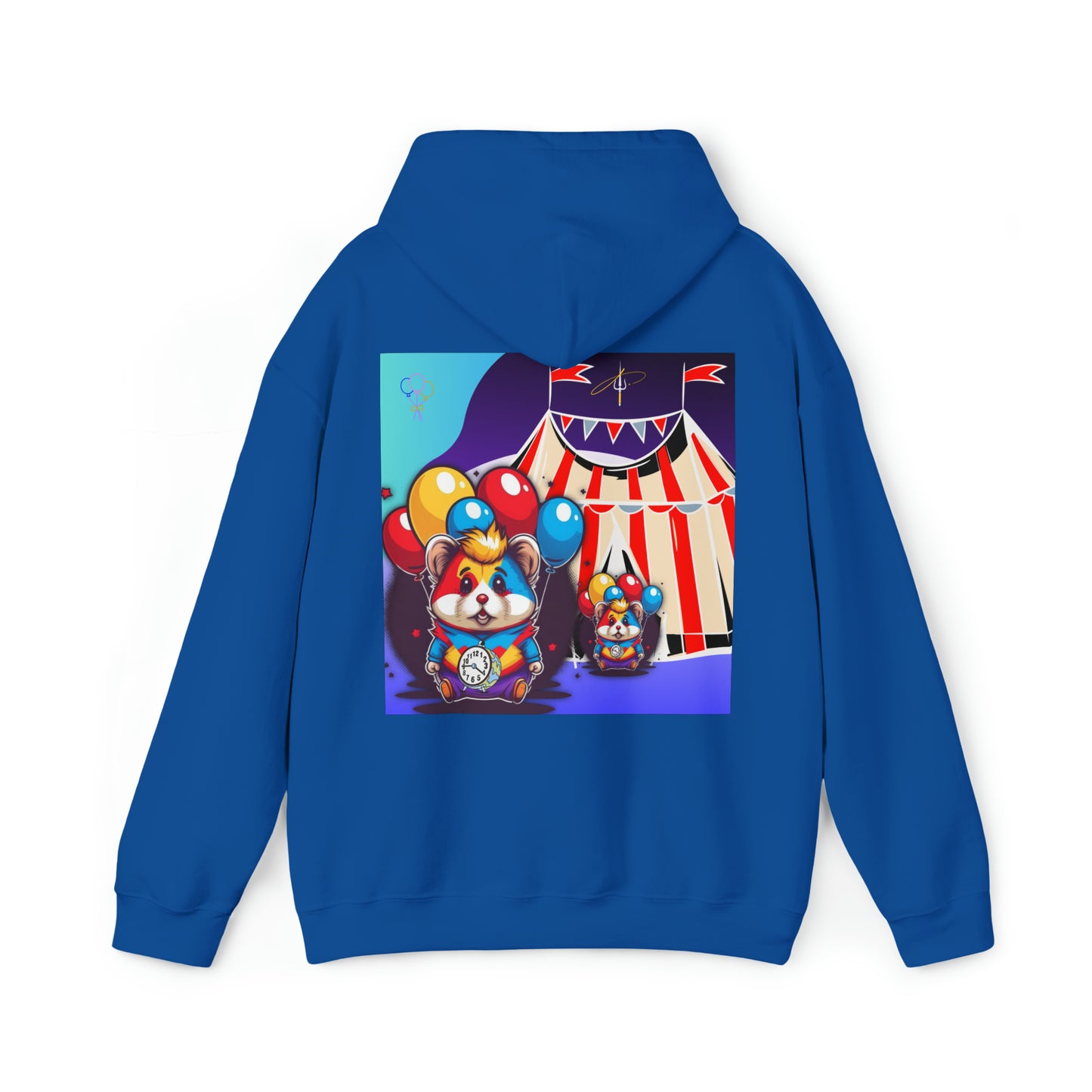 Unisex Heavy Blend™ Hooded Sweatshirt TINY TIME BALLOON BEAR