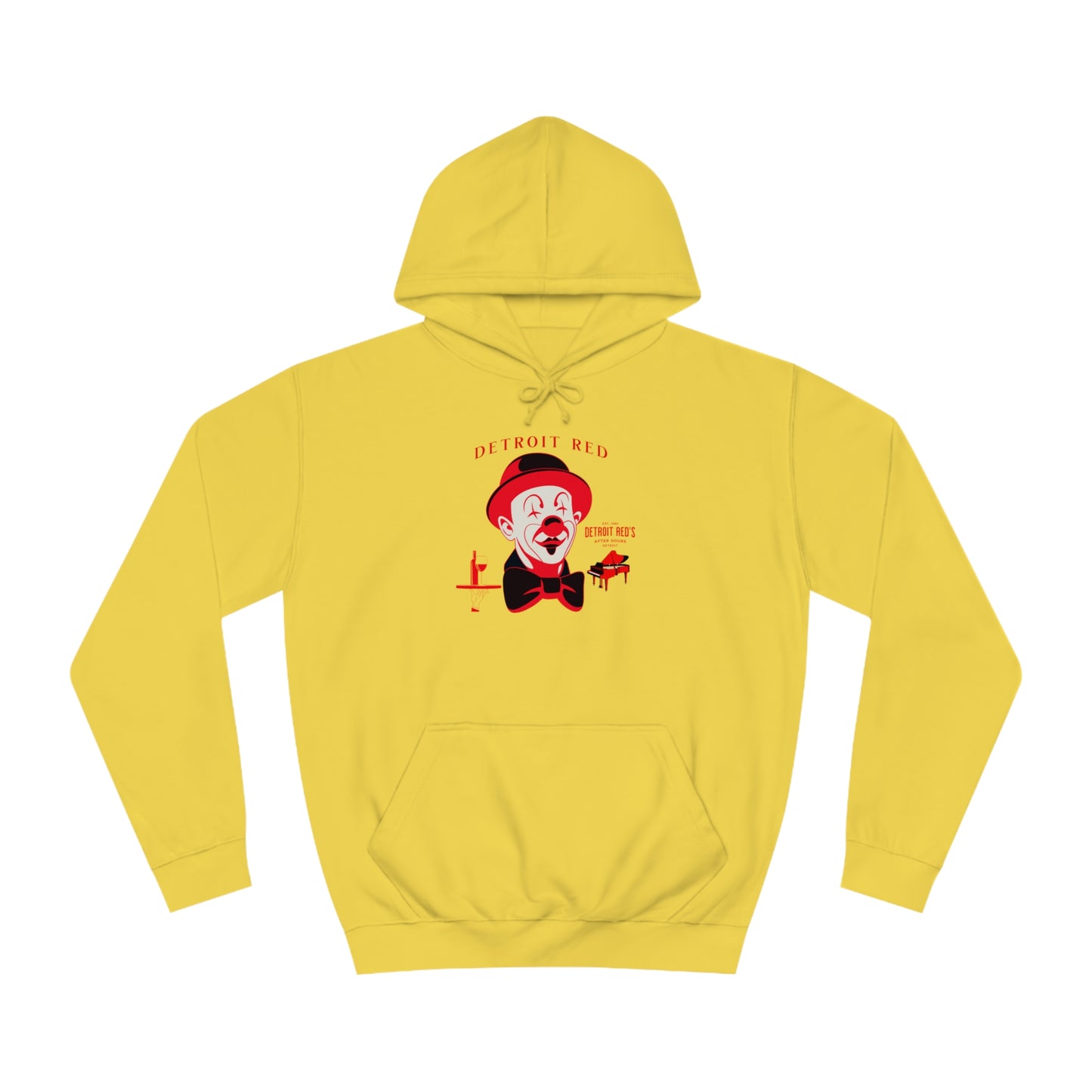 Unisex College Hoodie DETROIT RED