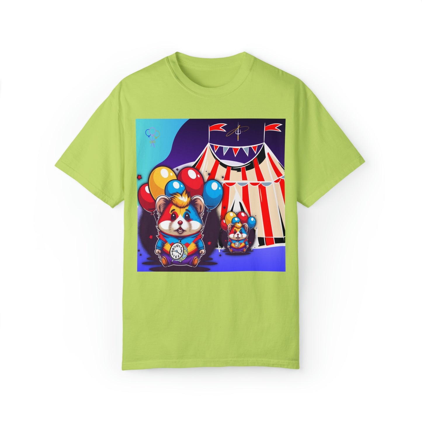 Unisex Garment-Dyed T-shirt TINY TIME BALLOON BEARS