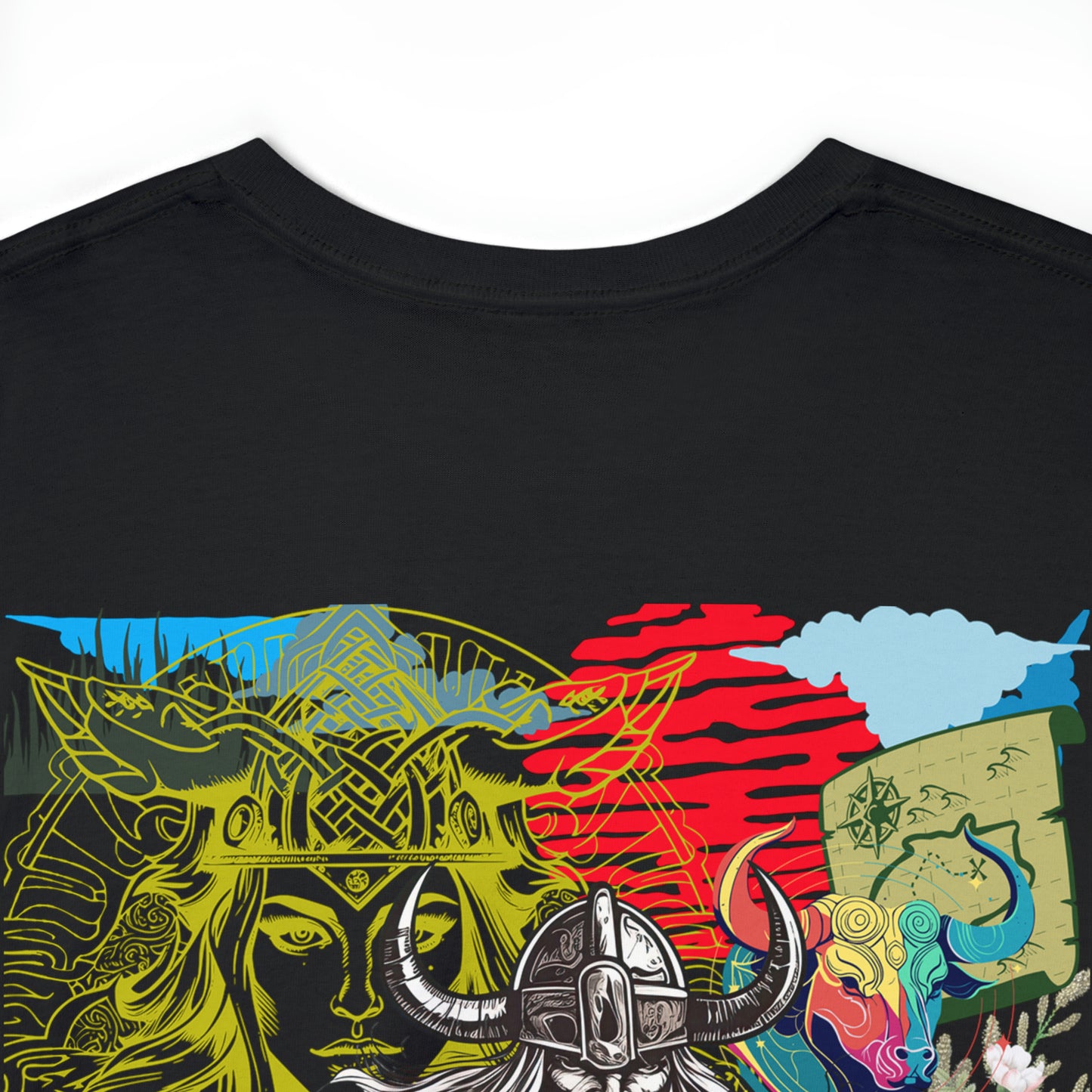 Unisex Heavy Cotton Tee  VIKING WARLORD