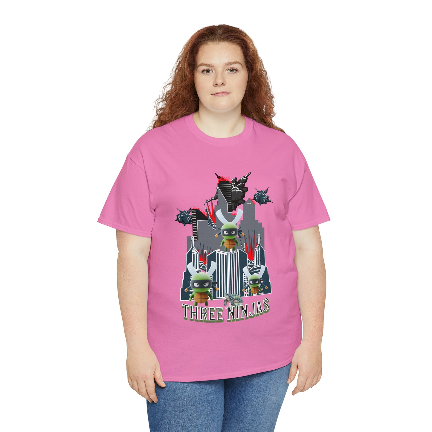 Unisex Heavy Cotton Tee  Three Ninjas