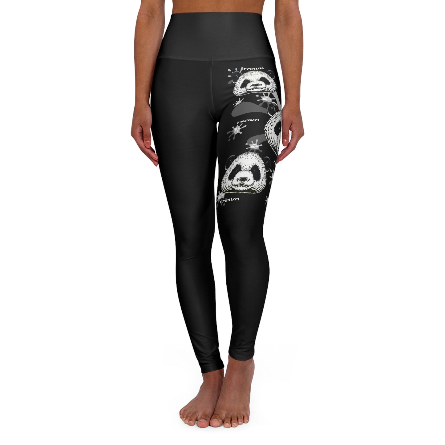 High Waisted Yoga Leggings (AOP)