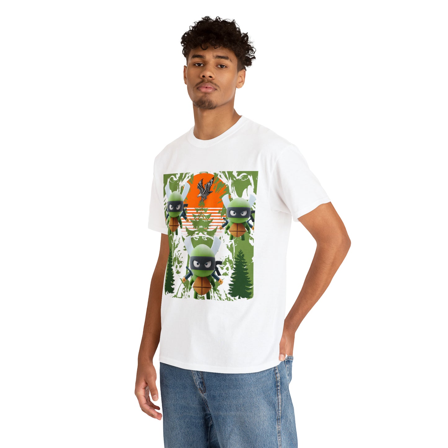 Unisex Heavy Cotton Tee The return of the three ninjas