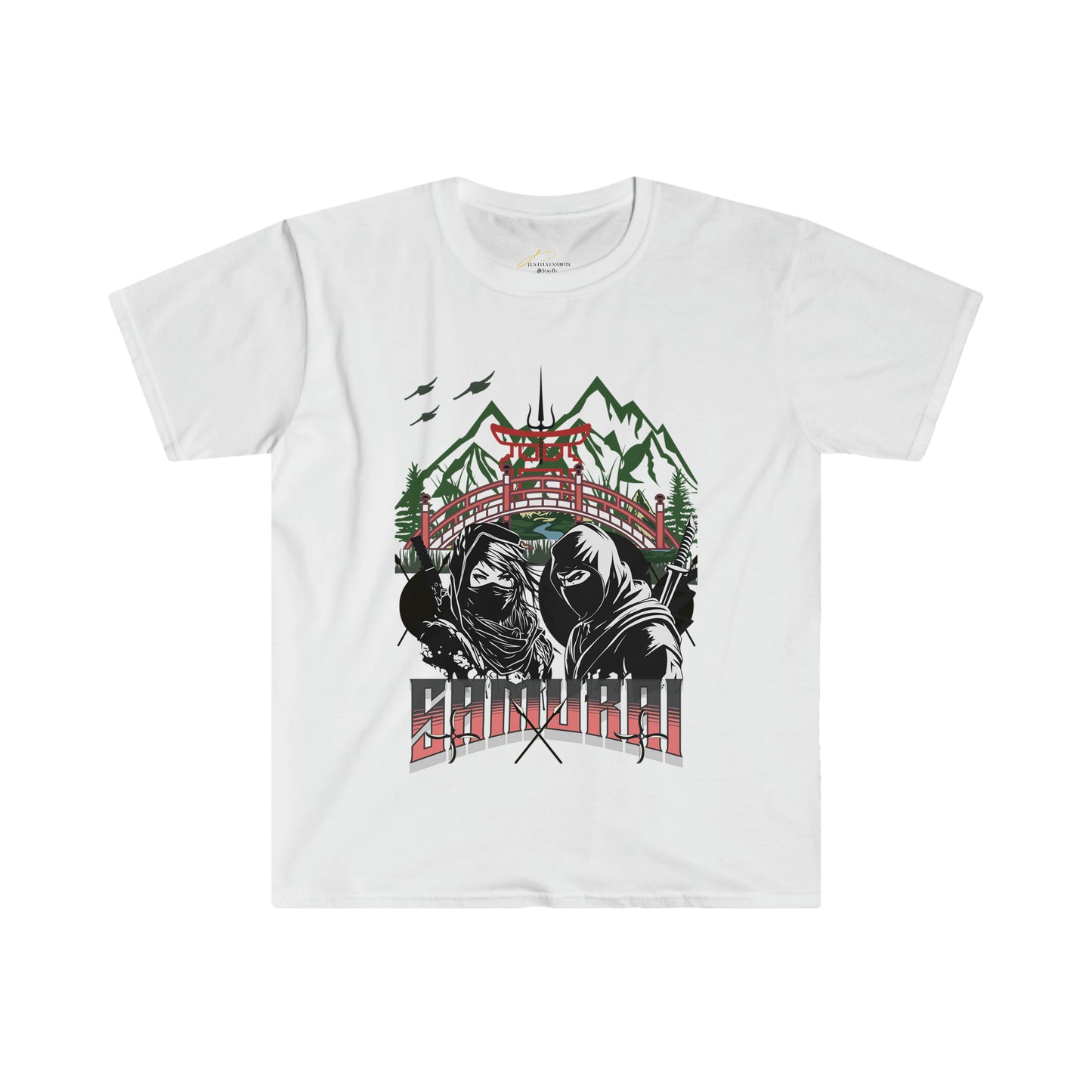 Unisex Softstyle T-Shirt Japanese Samurai