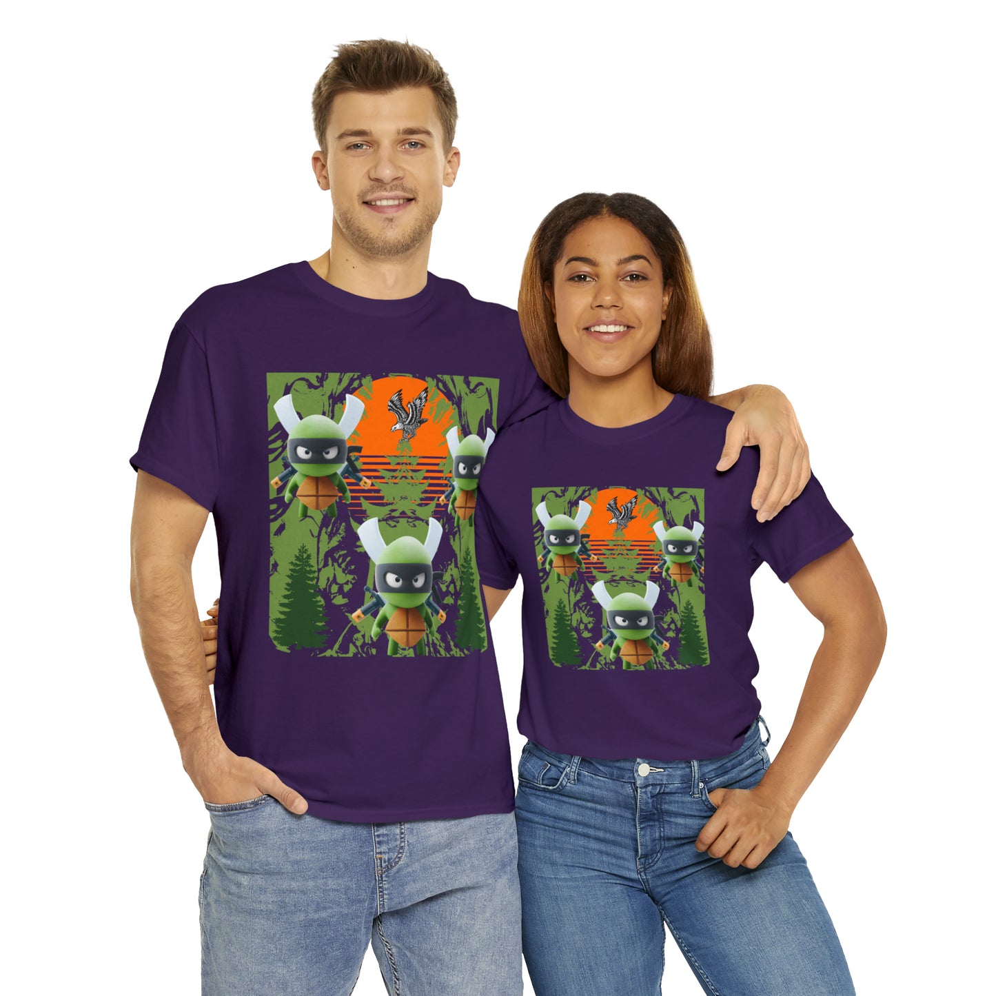 Unisex Heavy Cotton Tee The return of the three ninjas