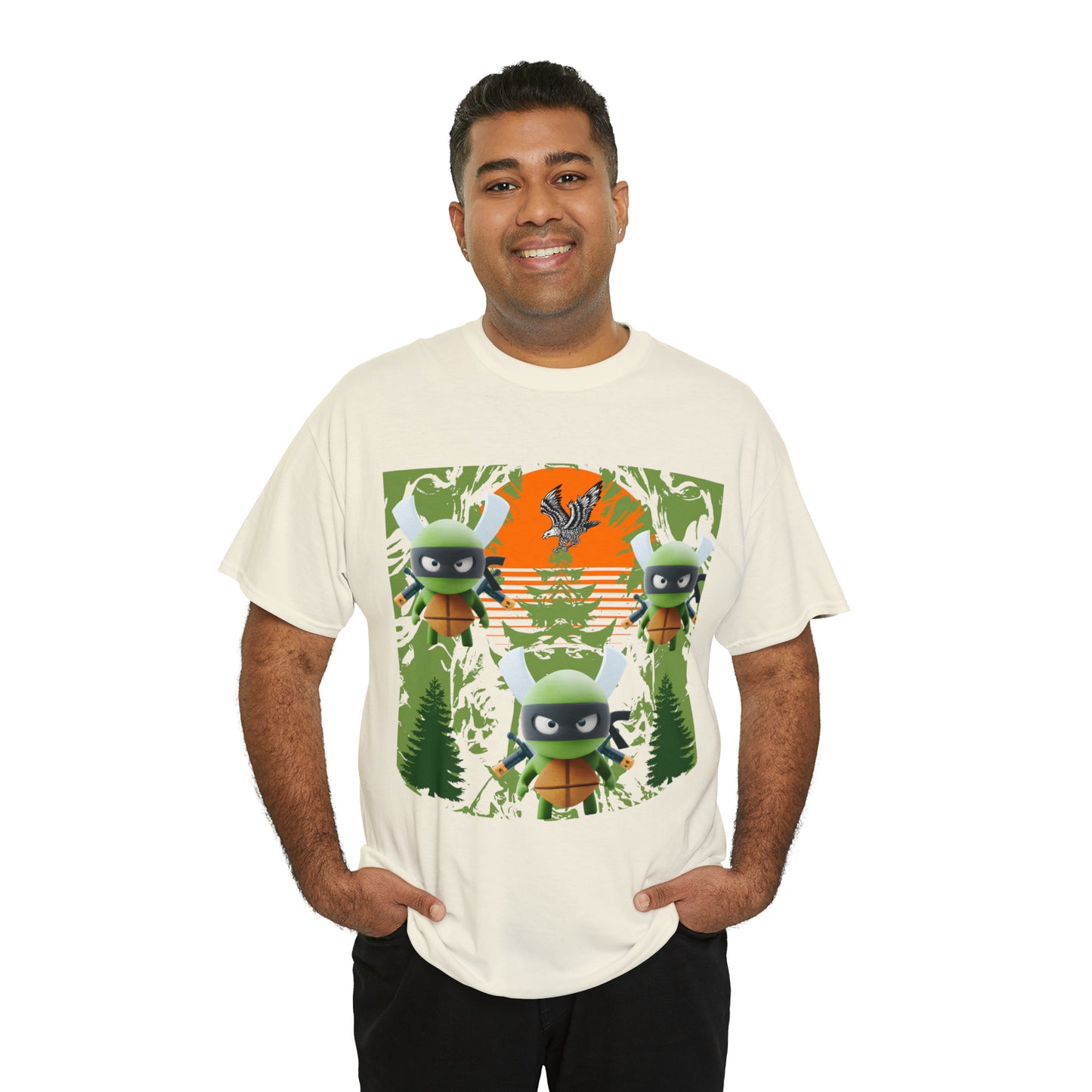 Unisex Heavy Cotton Tee The return of the three ninjas