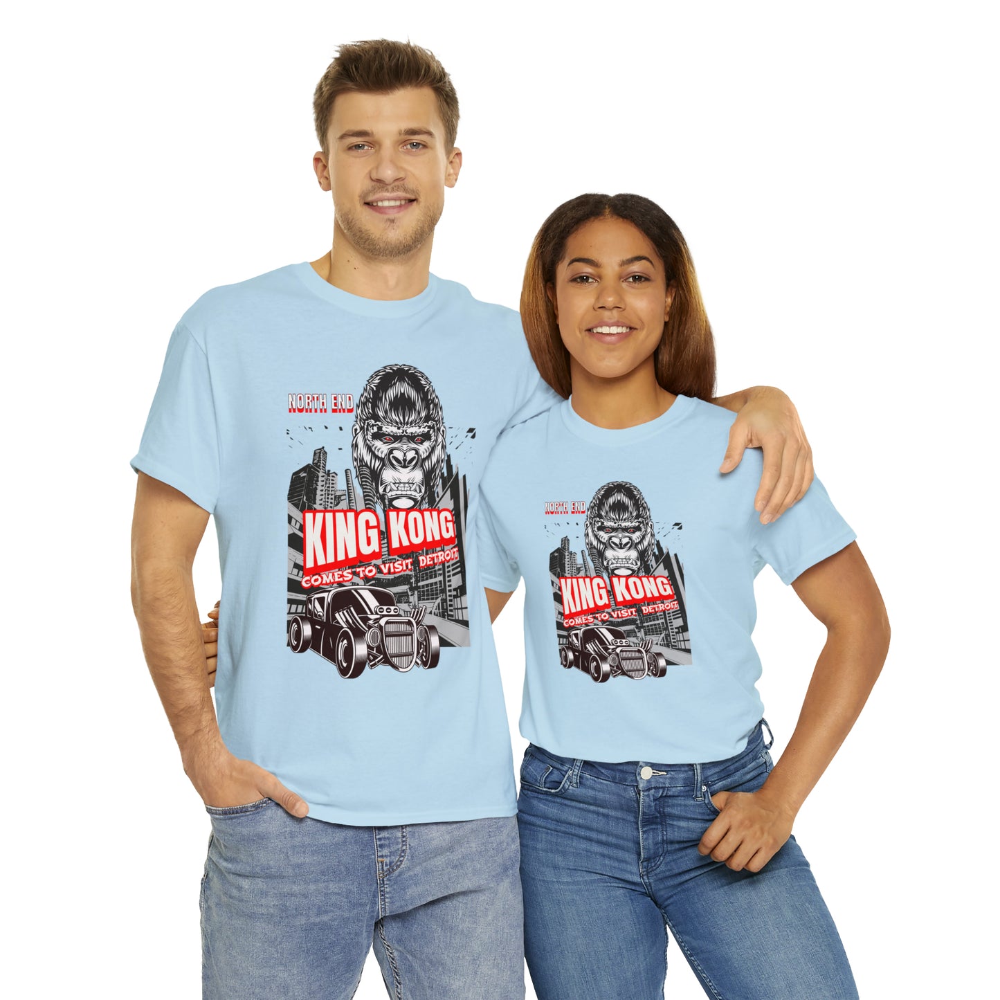 Unisex Heavy Cotton Tee NORTH END KONG