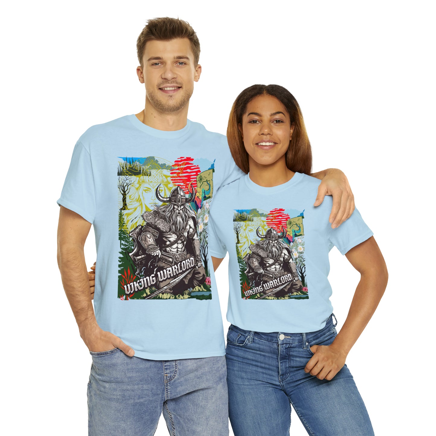Unisex Heavy Cotton Tee  VIKING WARLORD