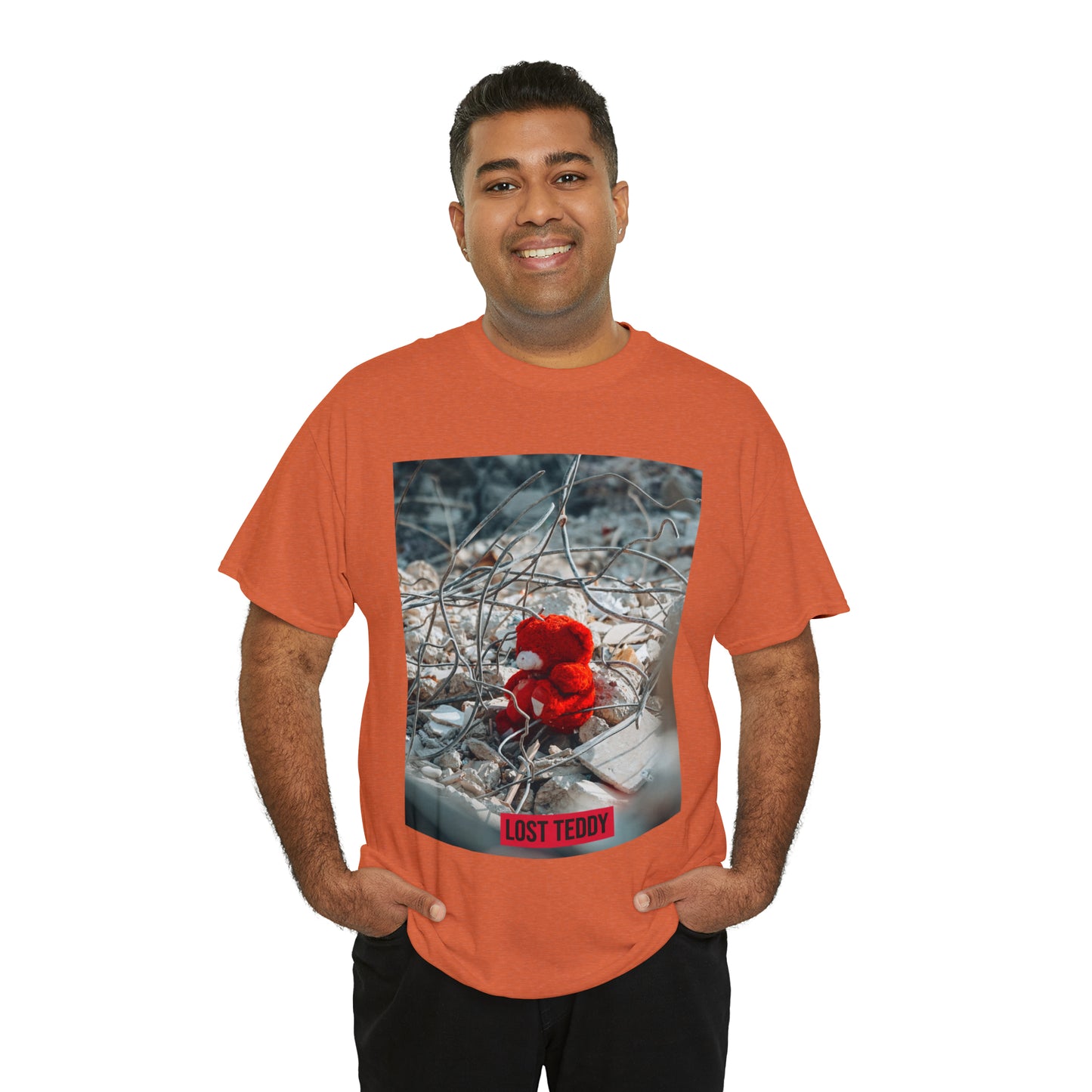 Unisex Heavy Cotton Tee Lost Teddy