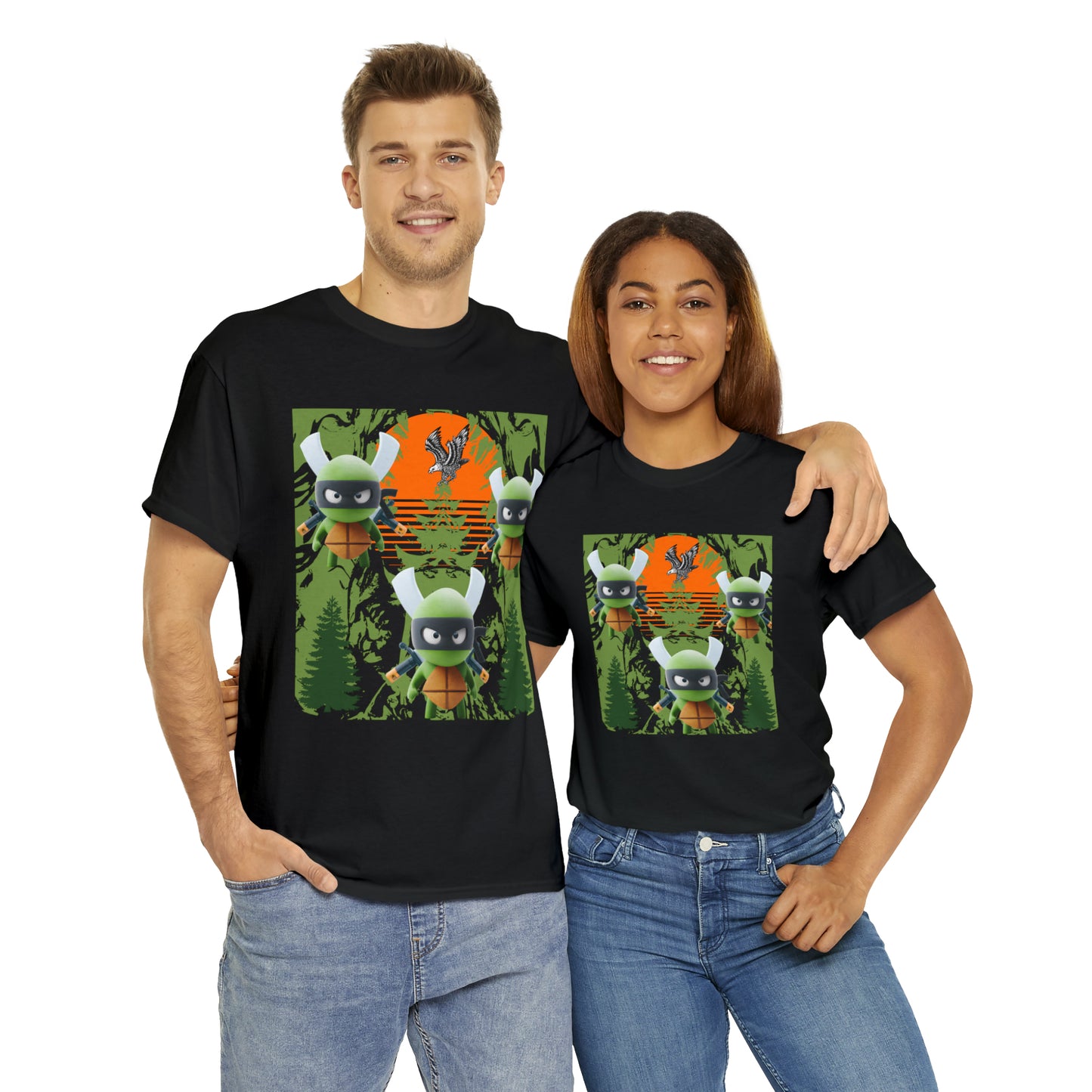 Unisex Heavy Cotton Tee The return of the three ninjas