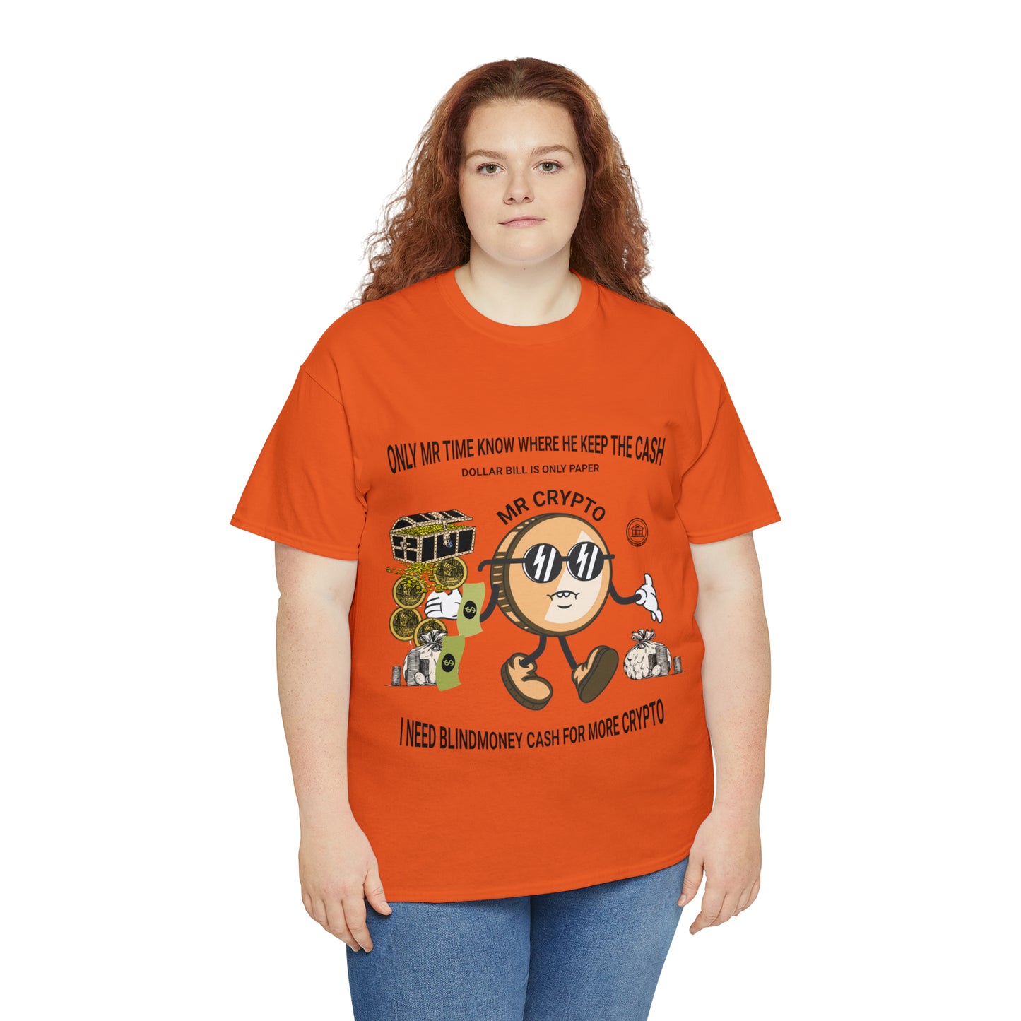Unisex Heavy Cotton Tee  MR CRYPTO