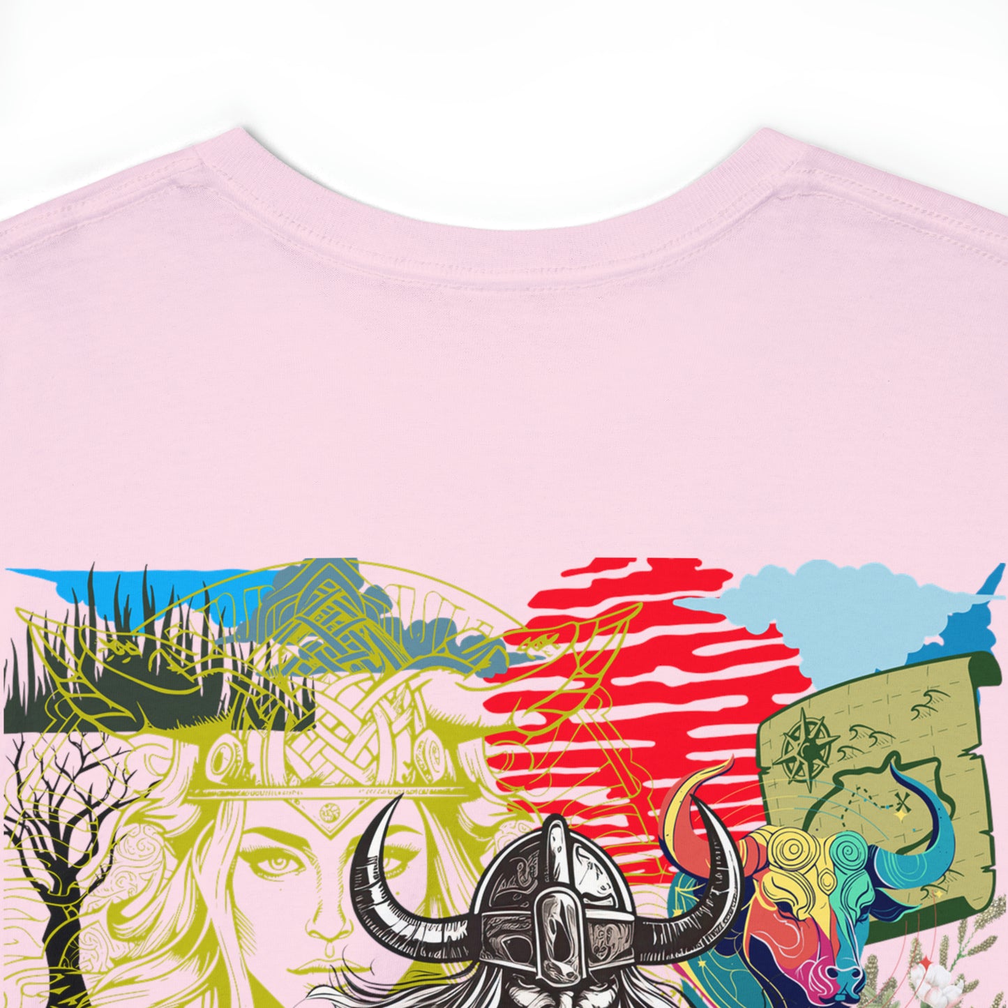 Unisex Heavy Cotton Tee  VIKING WARLORD