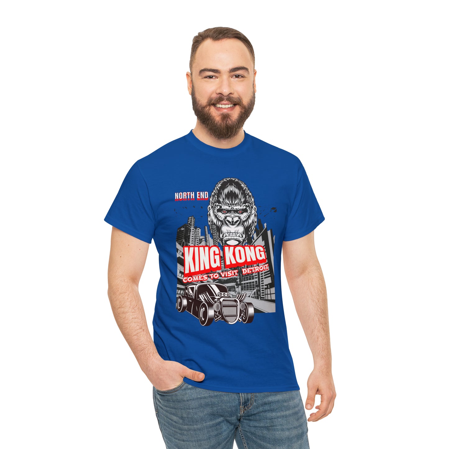 Unisex Heavy Cotton Tee NORTH END KONG
