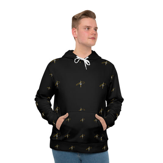 Men's Hoodie (AOP)White Sword Just Fly Fashion