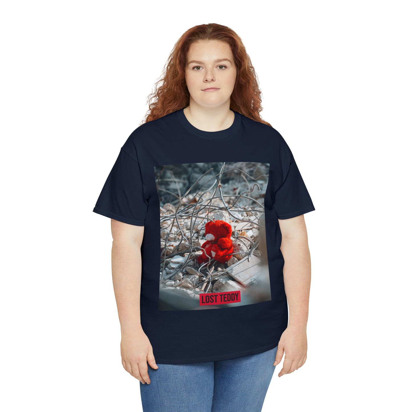 Unisex Heavy Cotton Tee Lost Teddy