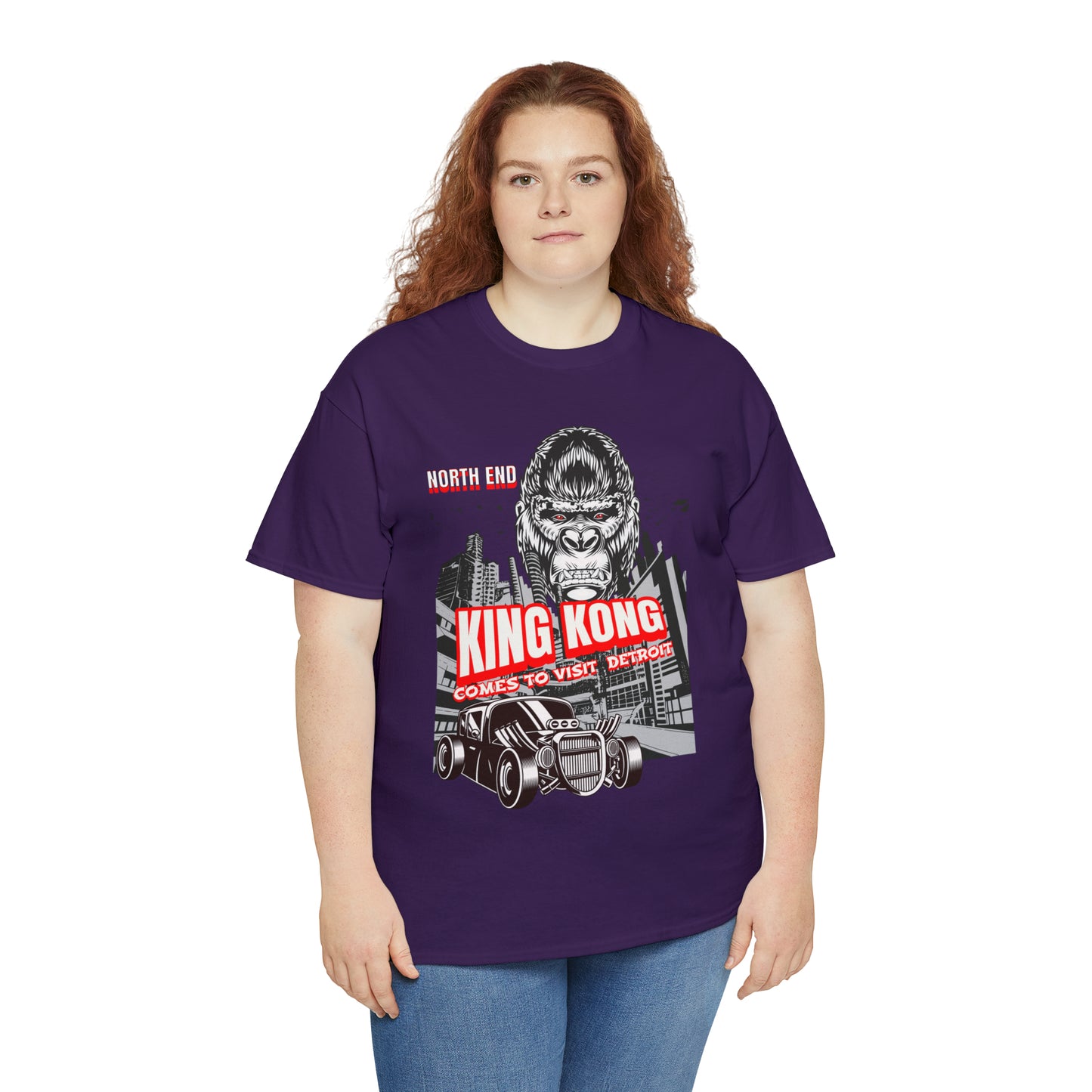 Unisex Heavy Cotton Tee NORTH END KONG
