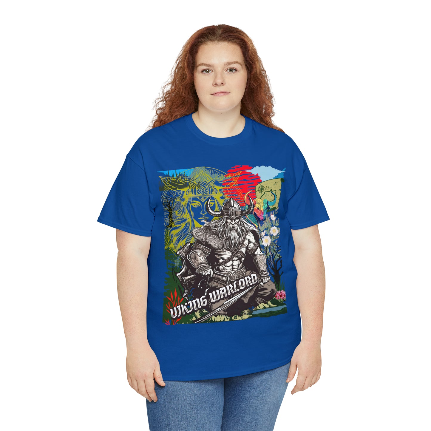 Unisex Heavy Cotton Tee  VIKING WARLORD