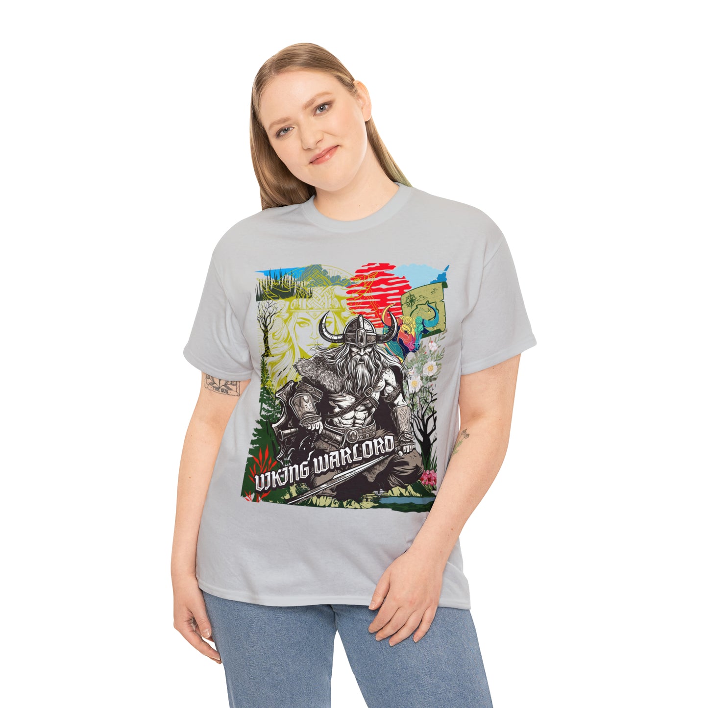 Unisex Heavy Cotton Tee  VIKING WARLORD