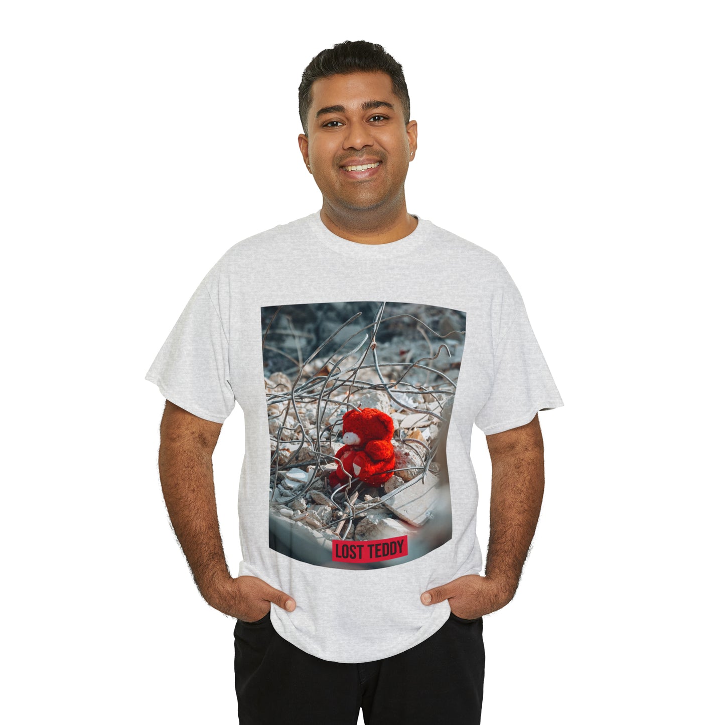 Unisex Heavy Cotton Tee Lost Teddy